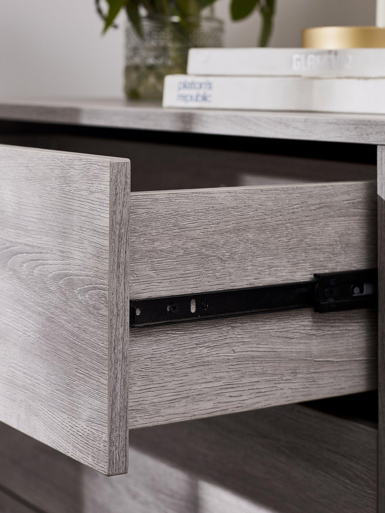 Image 5 of 7 of Julian Bowen Bali 4 Drawer Chest - Grey Oak