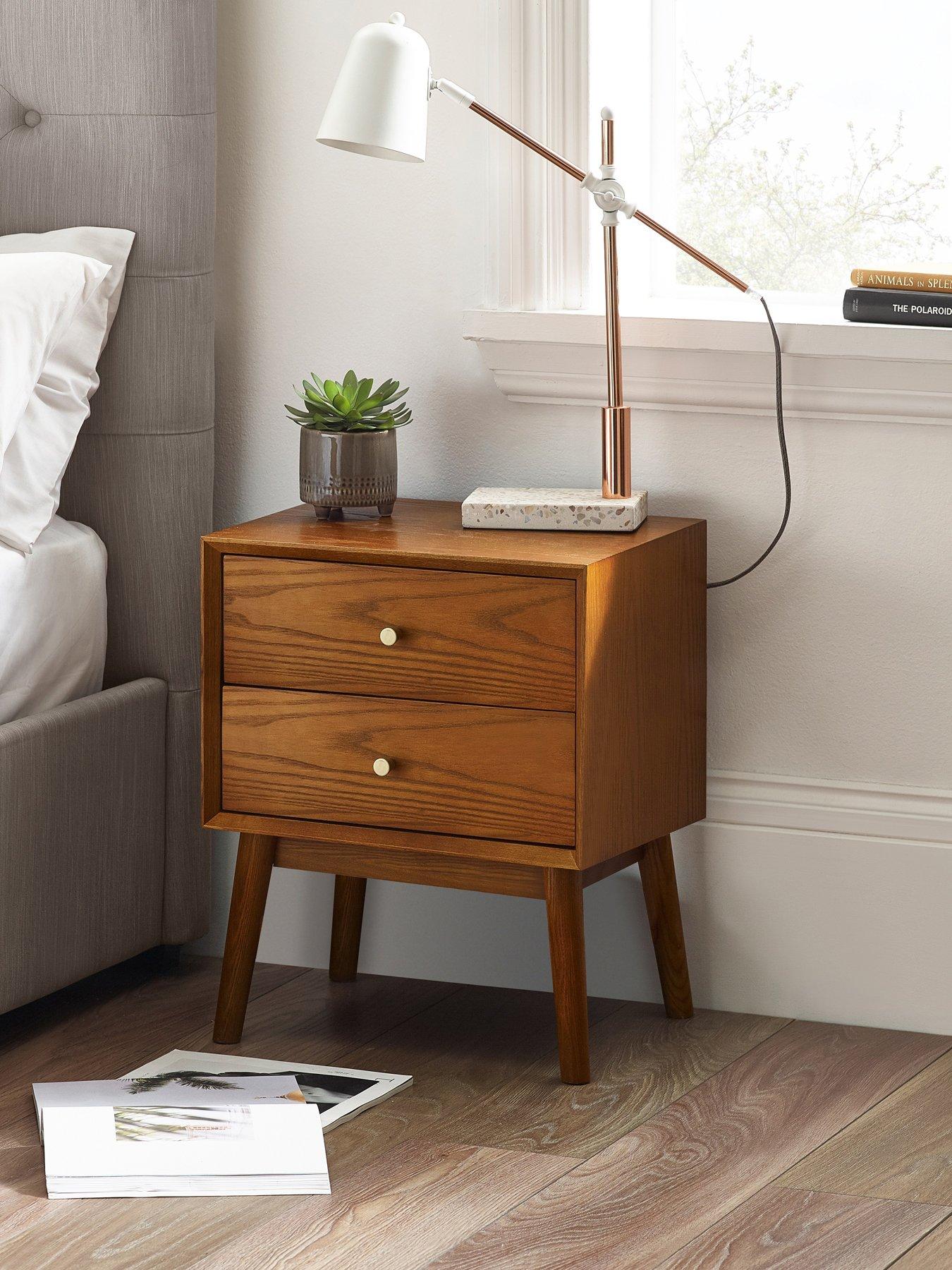 Julian Bowen Lowry 2 Drawer Bedside