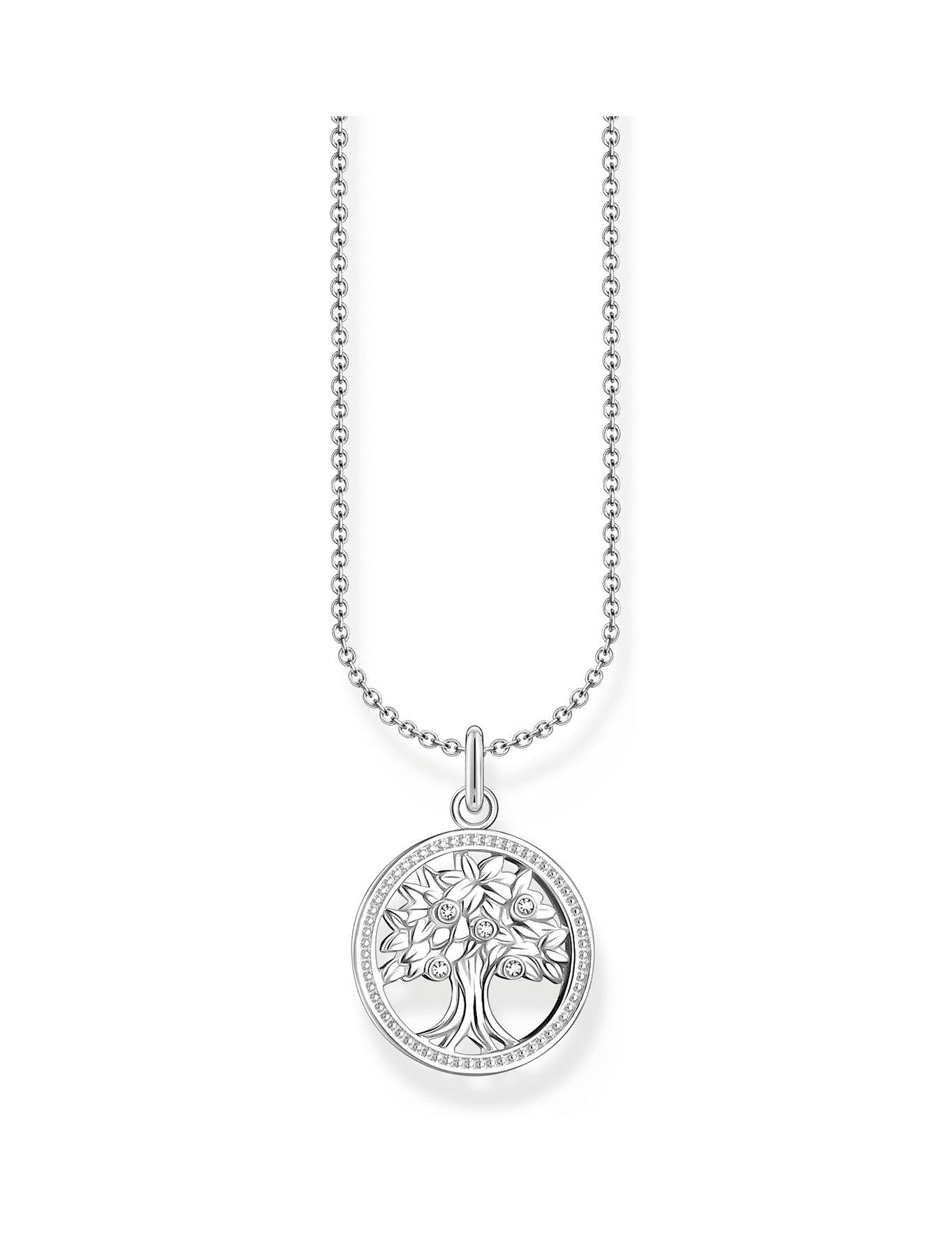 Image 1 of 2 of Thomas Sabo Tree of Love pendant: deep connections,silver, adjustable length