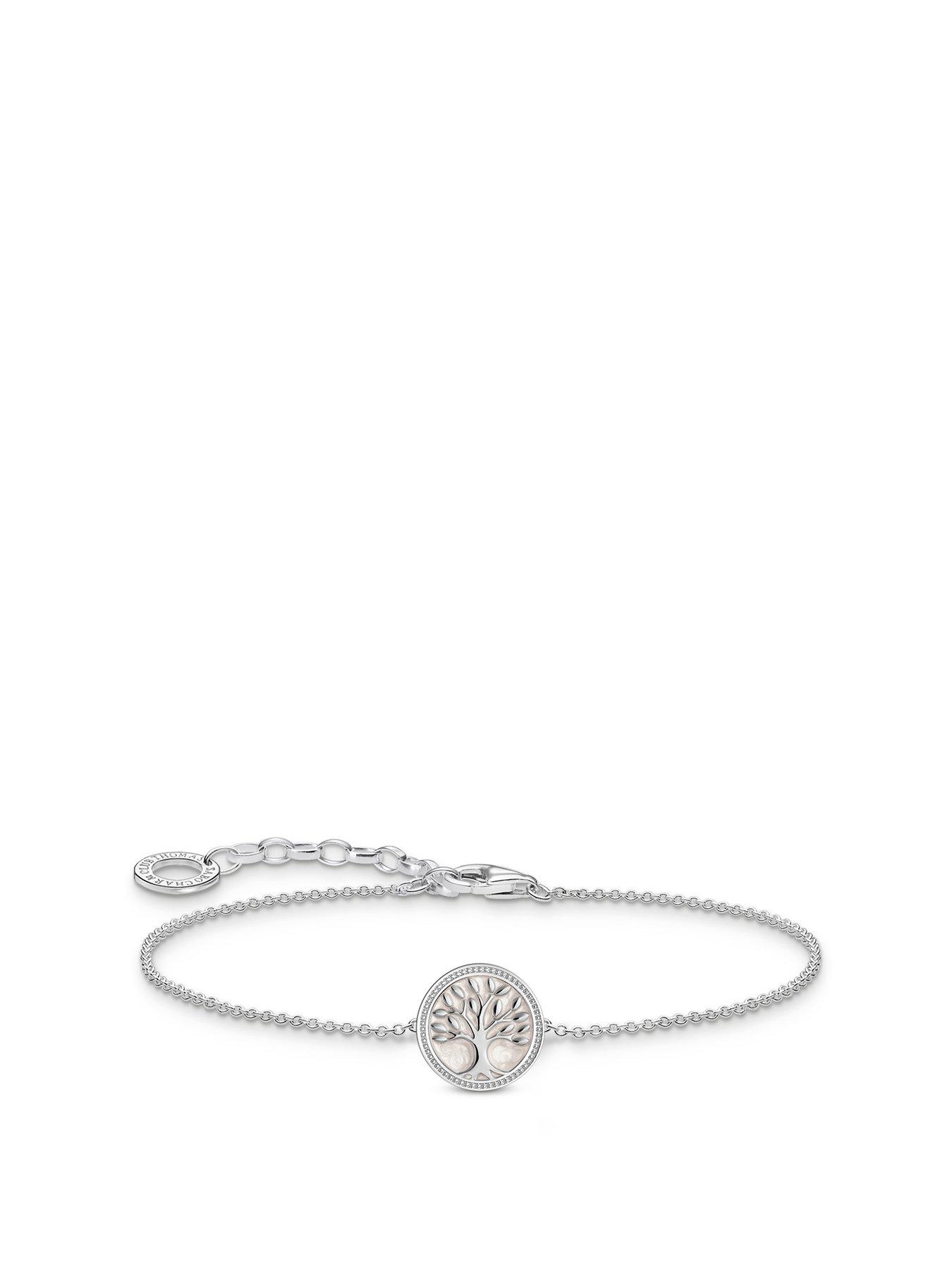  image of thomas-sabo-tree-of-love-pendant-bracelet-deep-symbolismnbspsilver-adjustable-length