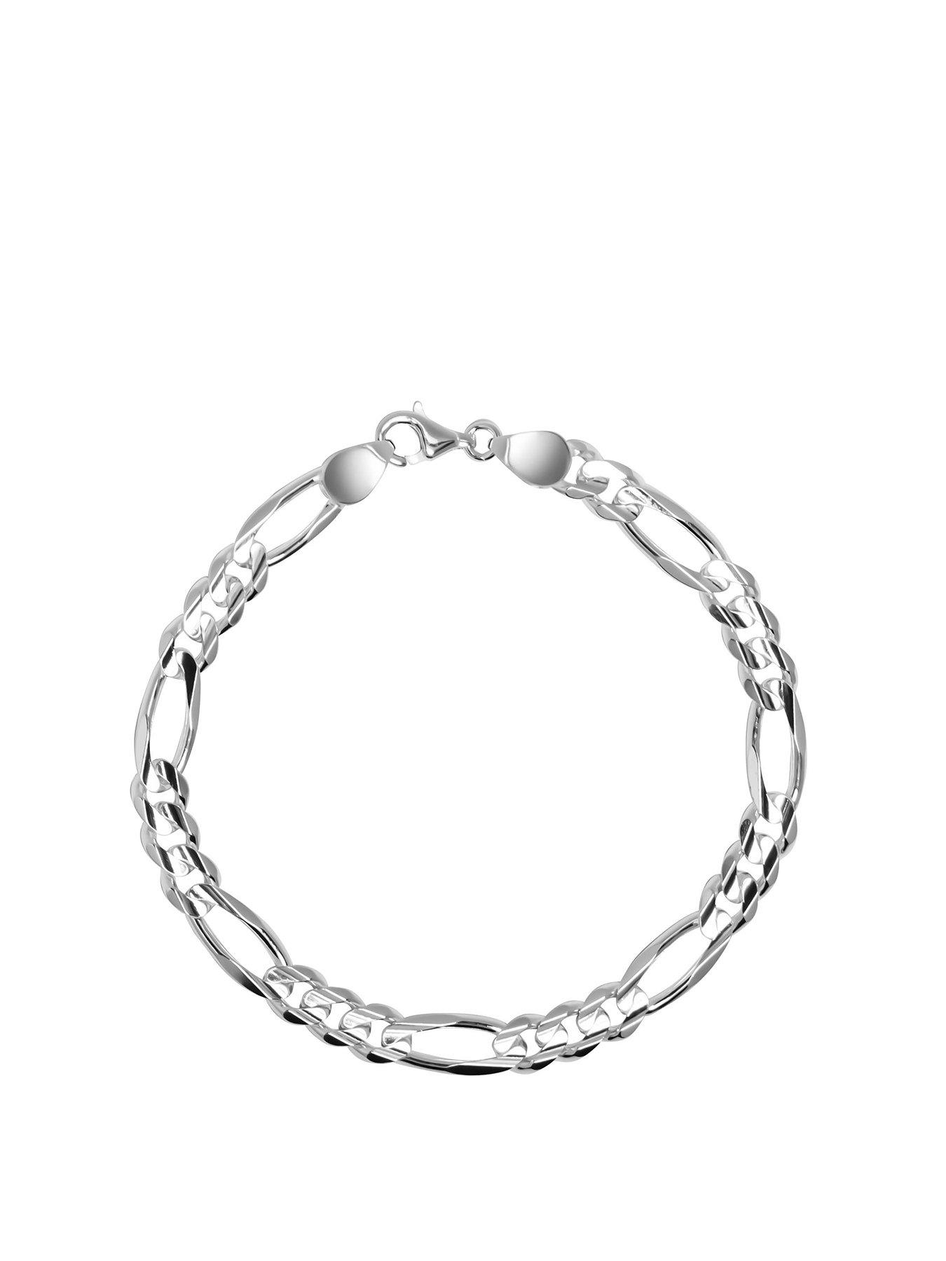 the-love-collection-gents-sterling-silver-approx-12-oz-figaro-bracelet