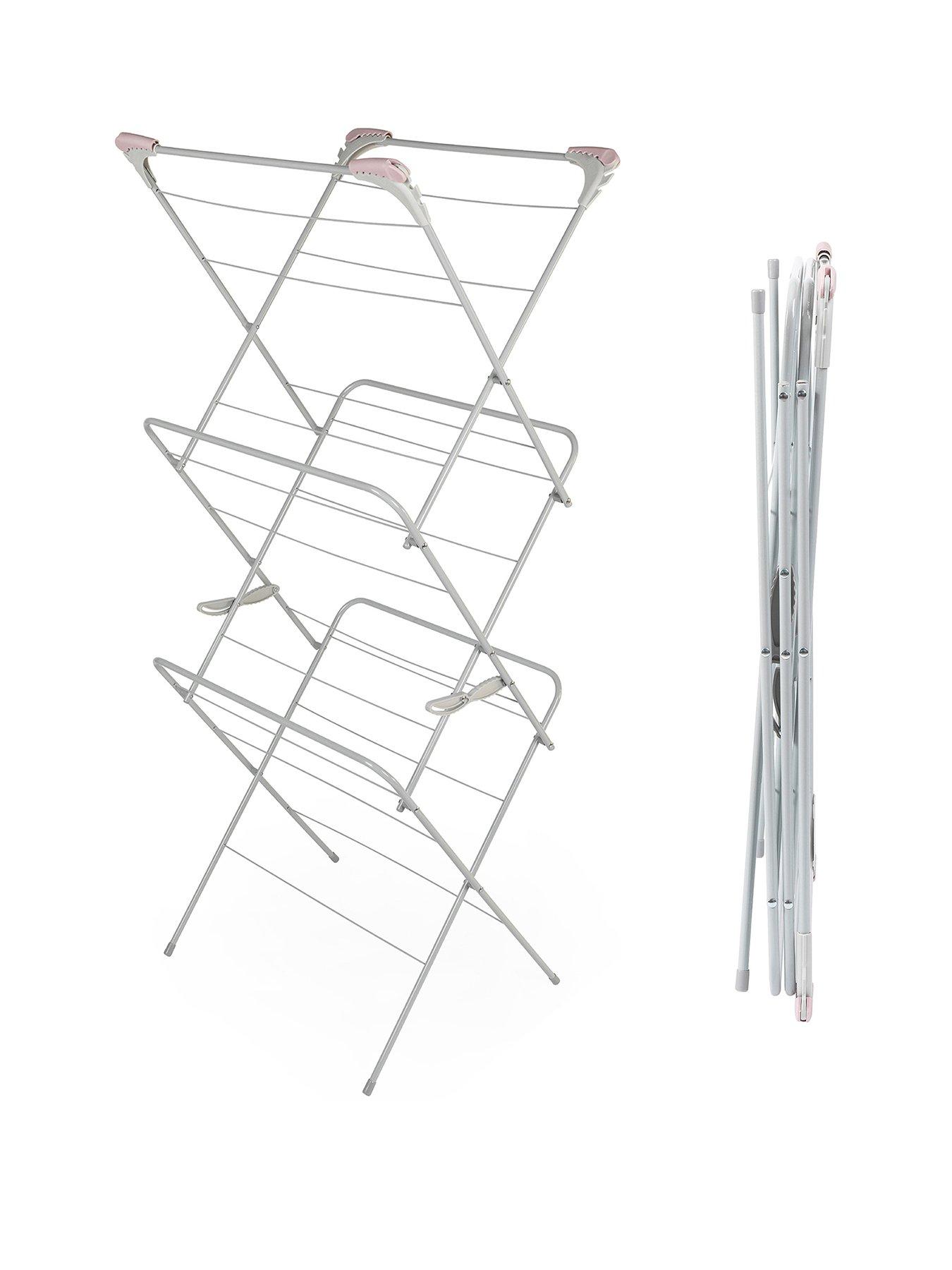 Russell Hobbs 3-Tier Clothes Airer - Pink