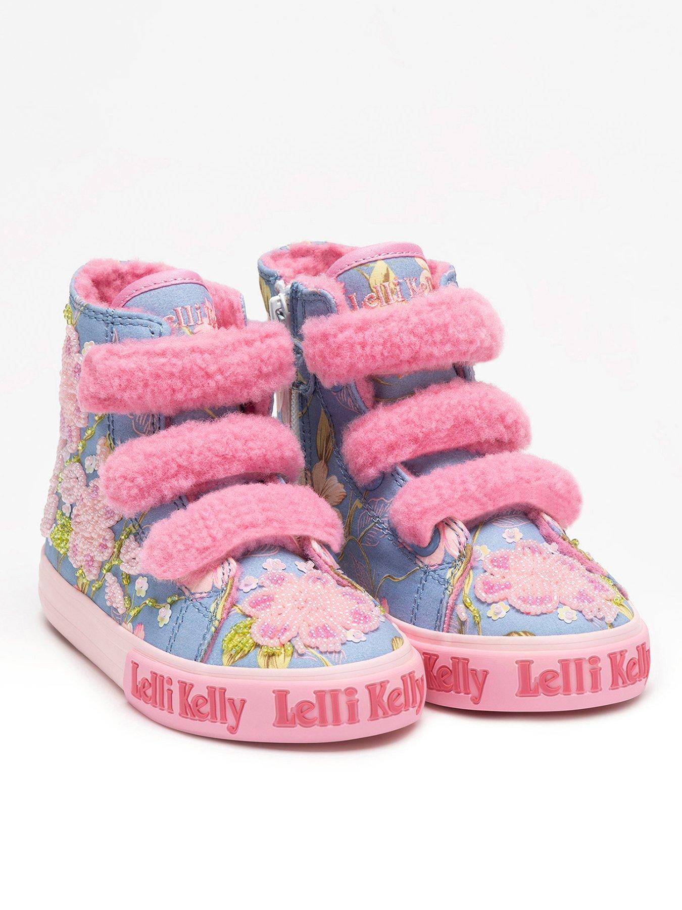  image of lelli-kelly-brooke-2-m-faux-fur-strap-high-top-trainer-multi