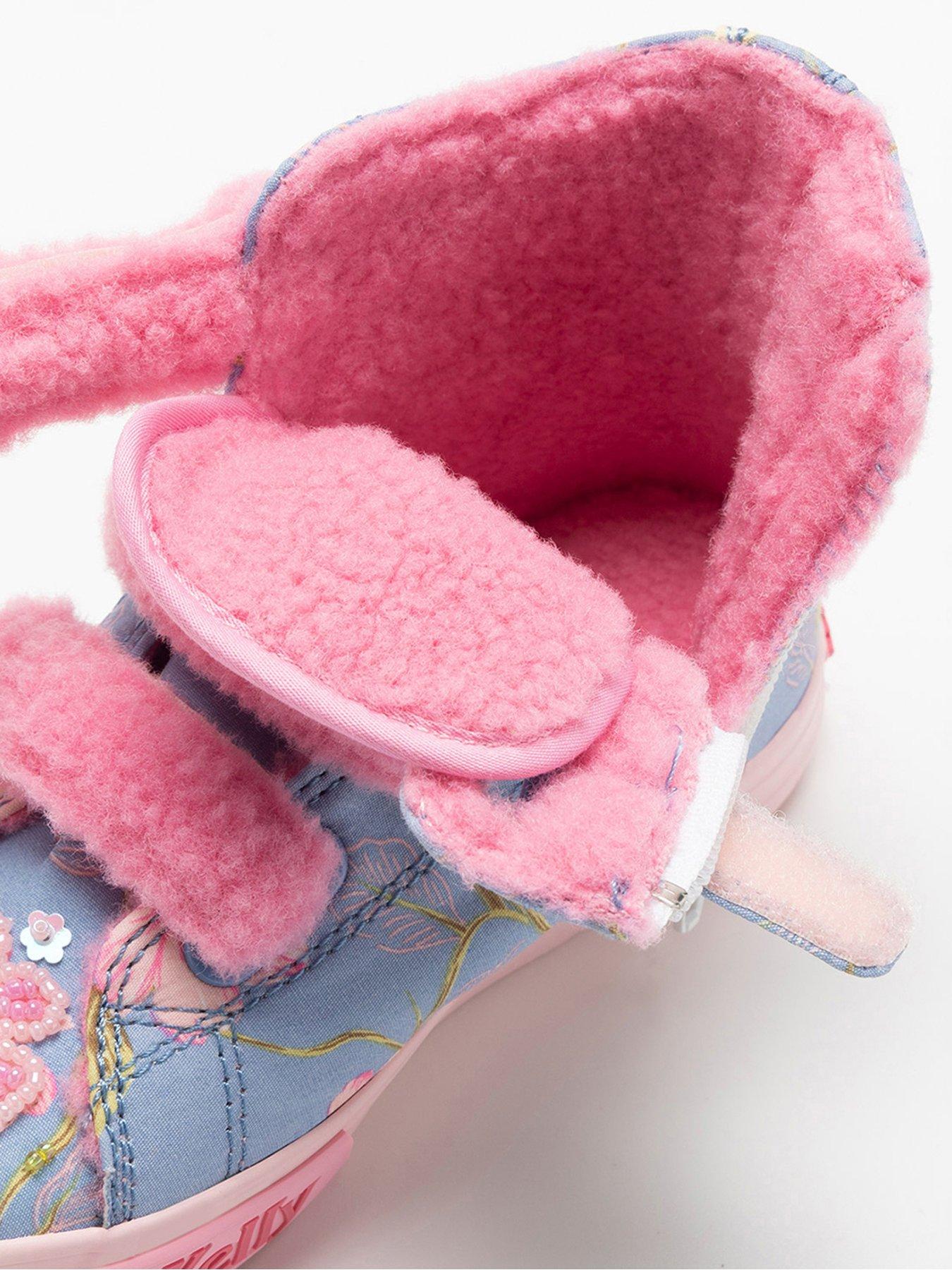  image of lelli-kelly-brooke-2-m-faux-fur-strap-high-top-trainer-multi