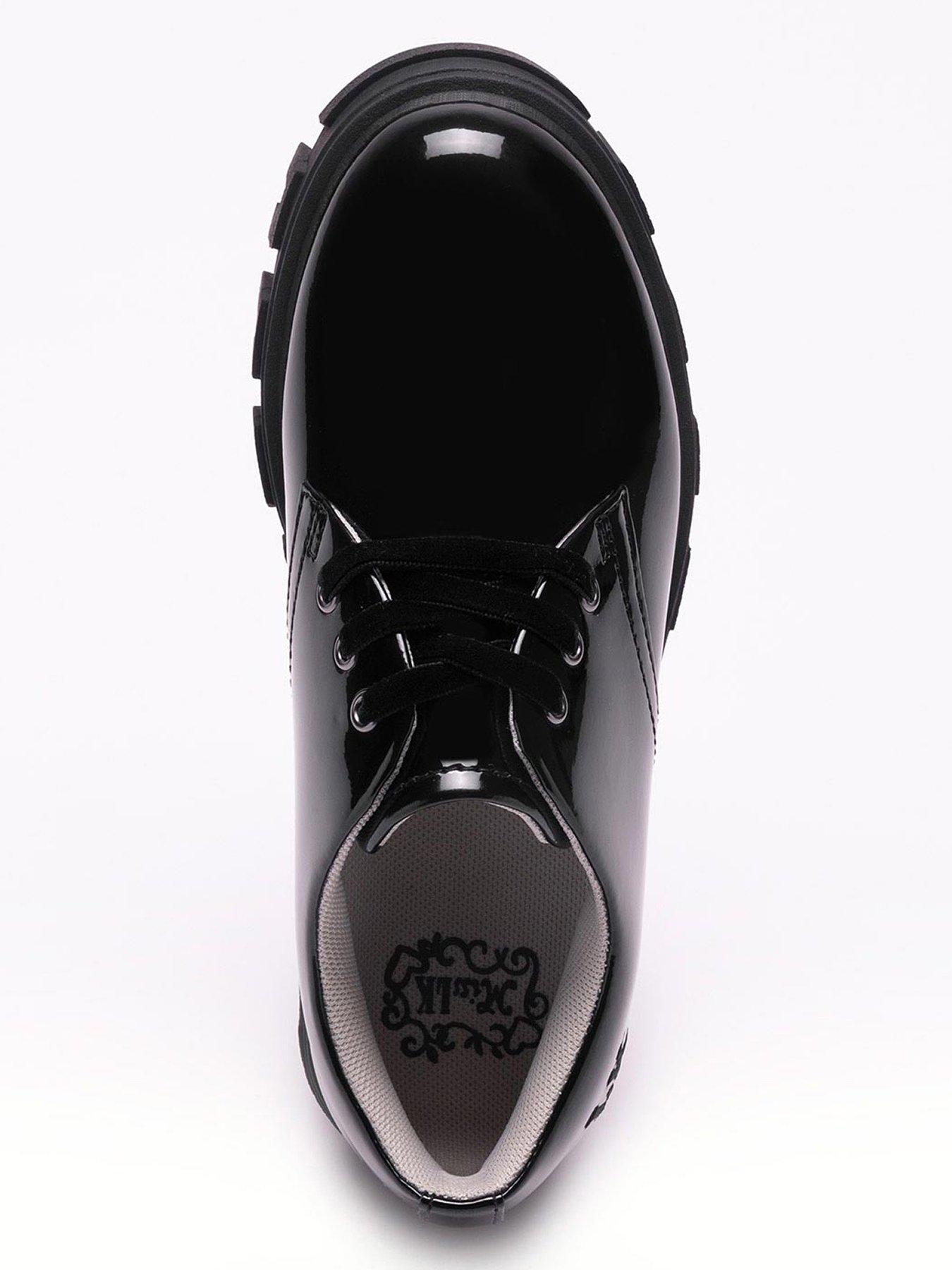  image of lelli-kelly-miss-lk-maria-lace-up-patent-school-shoe-black