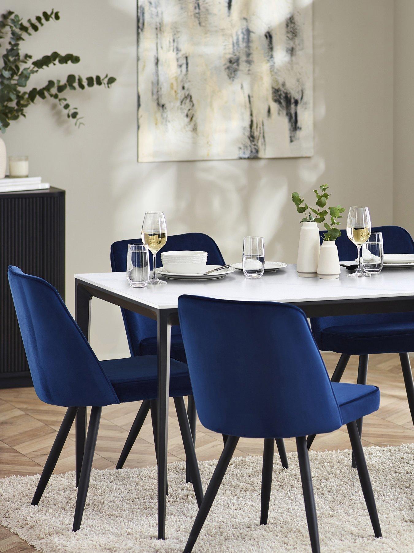 undefined Miami Rectangular Stone Top Dining Table
