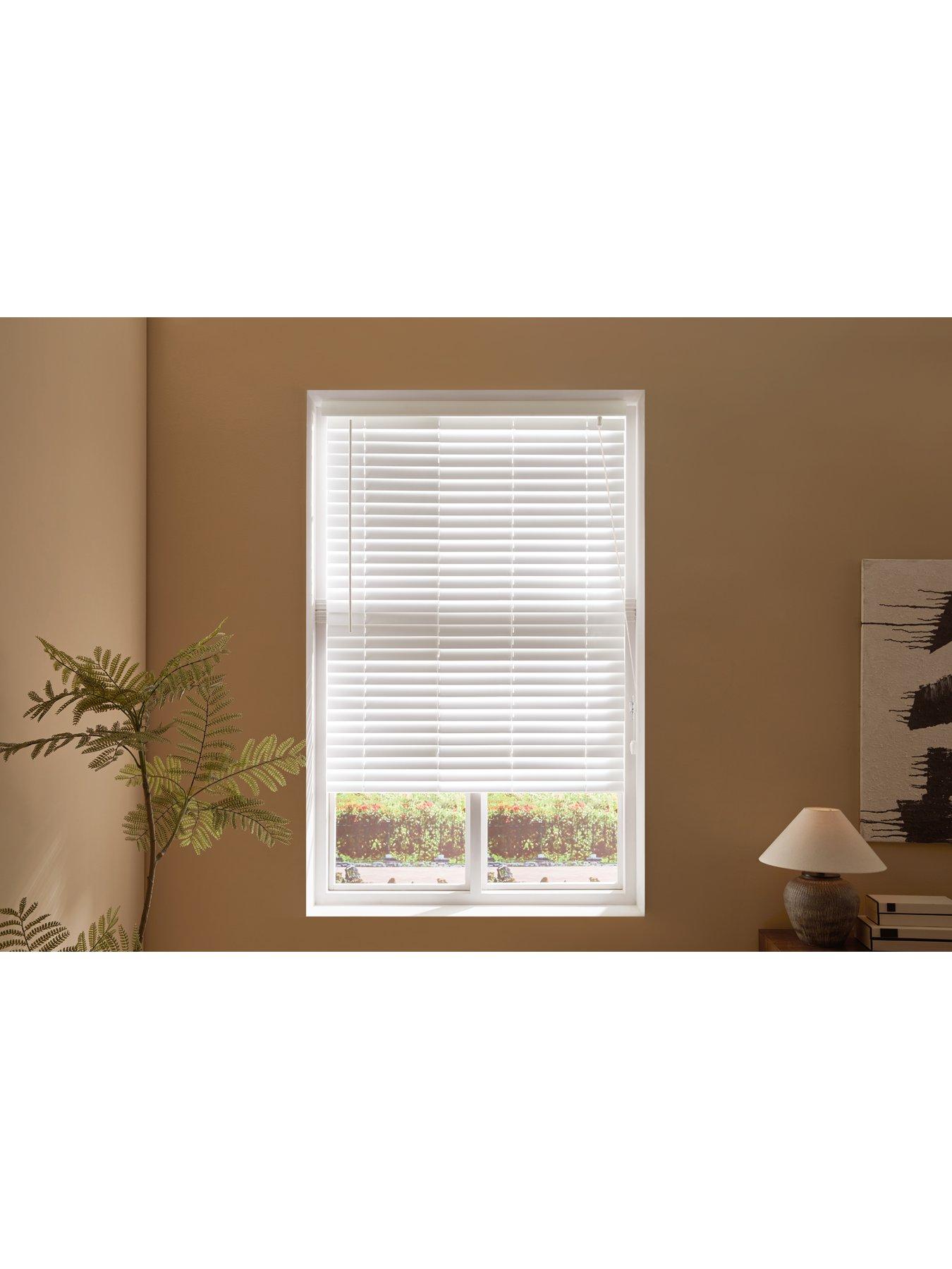 Image 4 of 7 of The Very Collection Faux Wood Venetian Blind - 50 mm slats