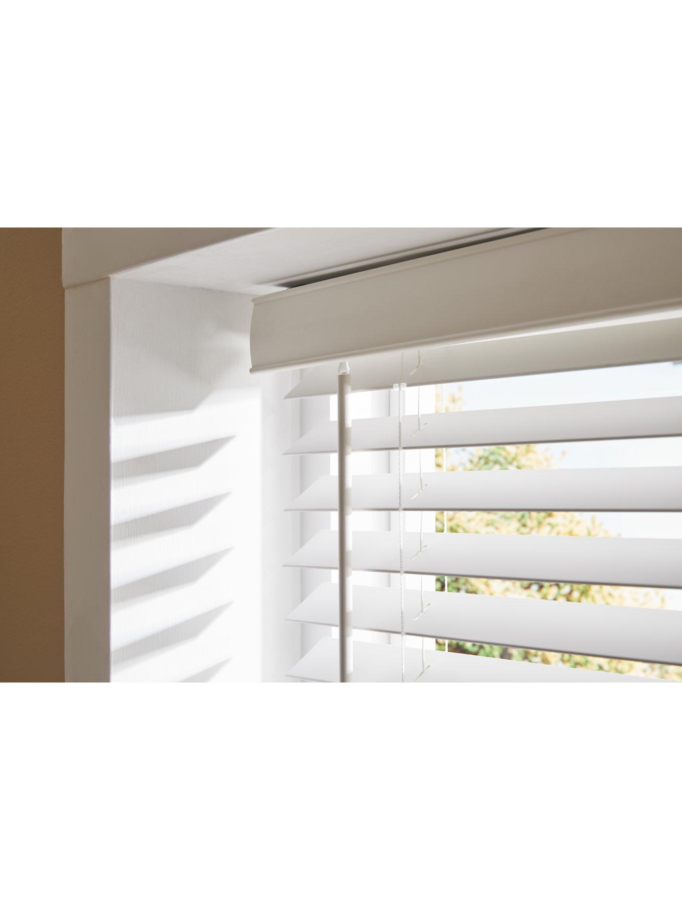 Image 7 of 7 of The Very Collection Faux Wood Venetian Blind - 50 mm slats