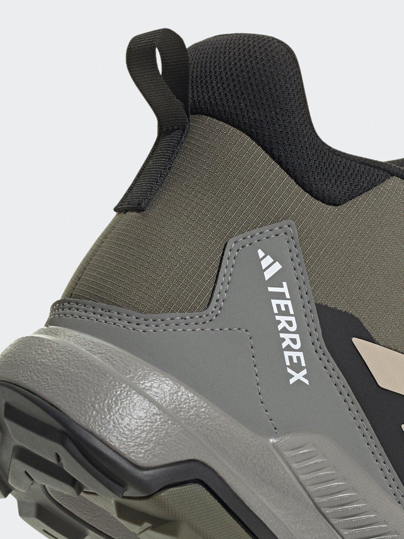  image of adidas-terrex-mens-anylander-rain-ready-waterproof-hiking-boots--khaki