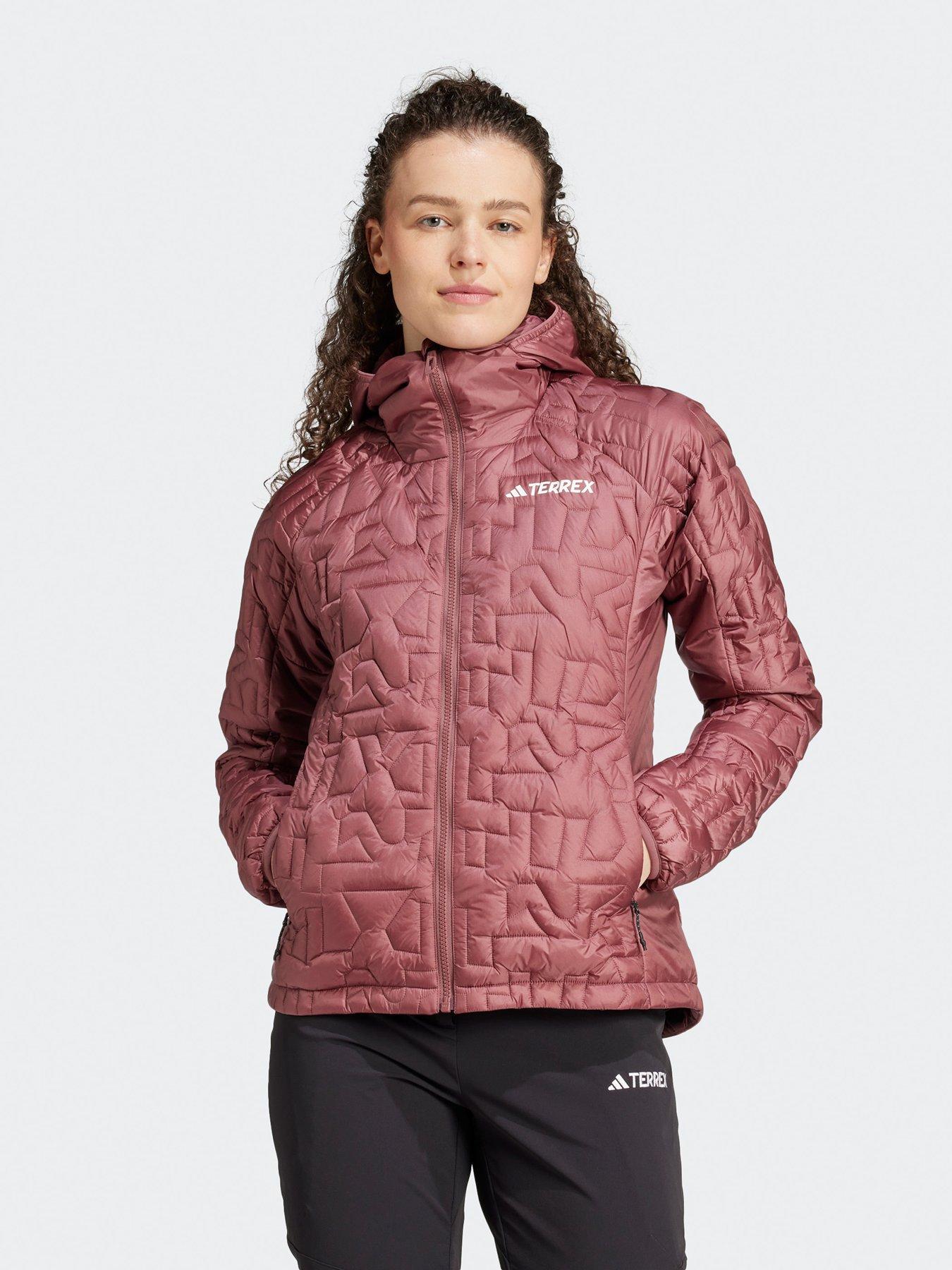 undefined Womens Xpr Lightly Filled Hiking Jacket - Dark Pink