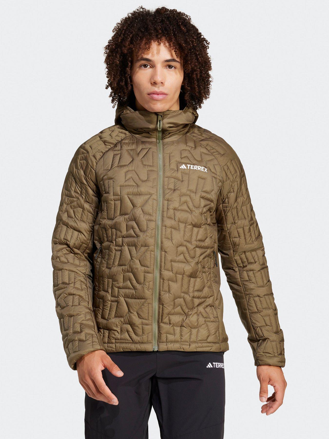 undefined Mens Xpr Lightly Filled Hooded Jacket -green