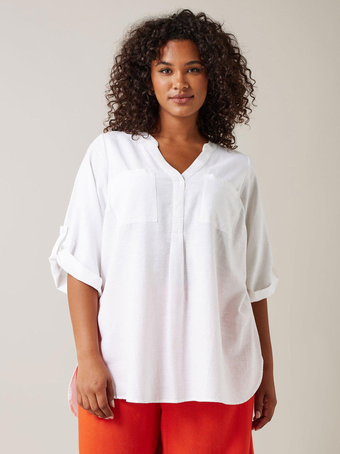 Evans Utility Top White littlewoods
