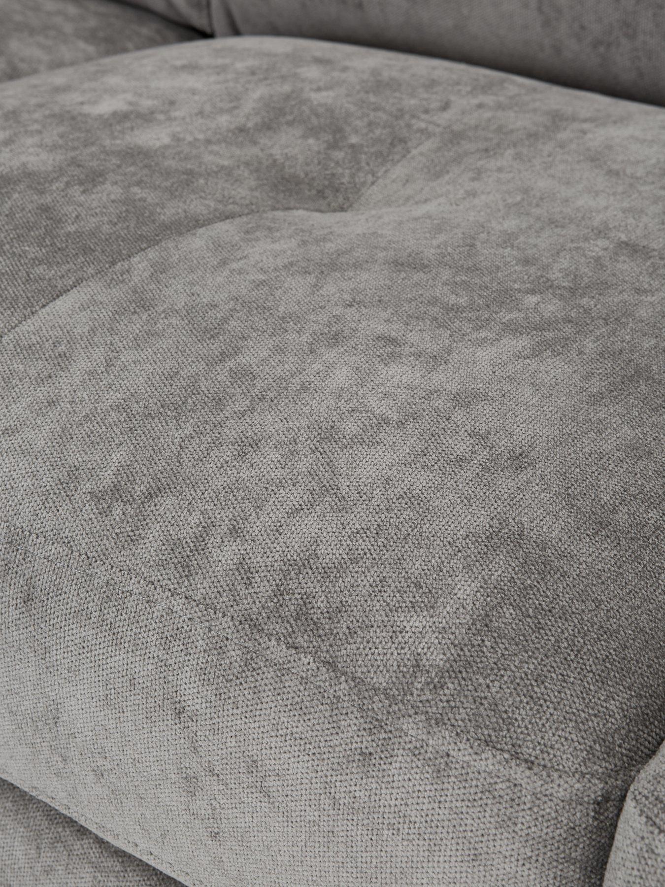 Image 7 of 7 of Very Home Brady Fabric Corner Group Sofa - Grey/Walnut - FSC Certified