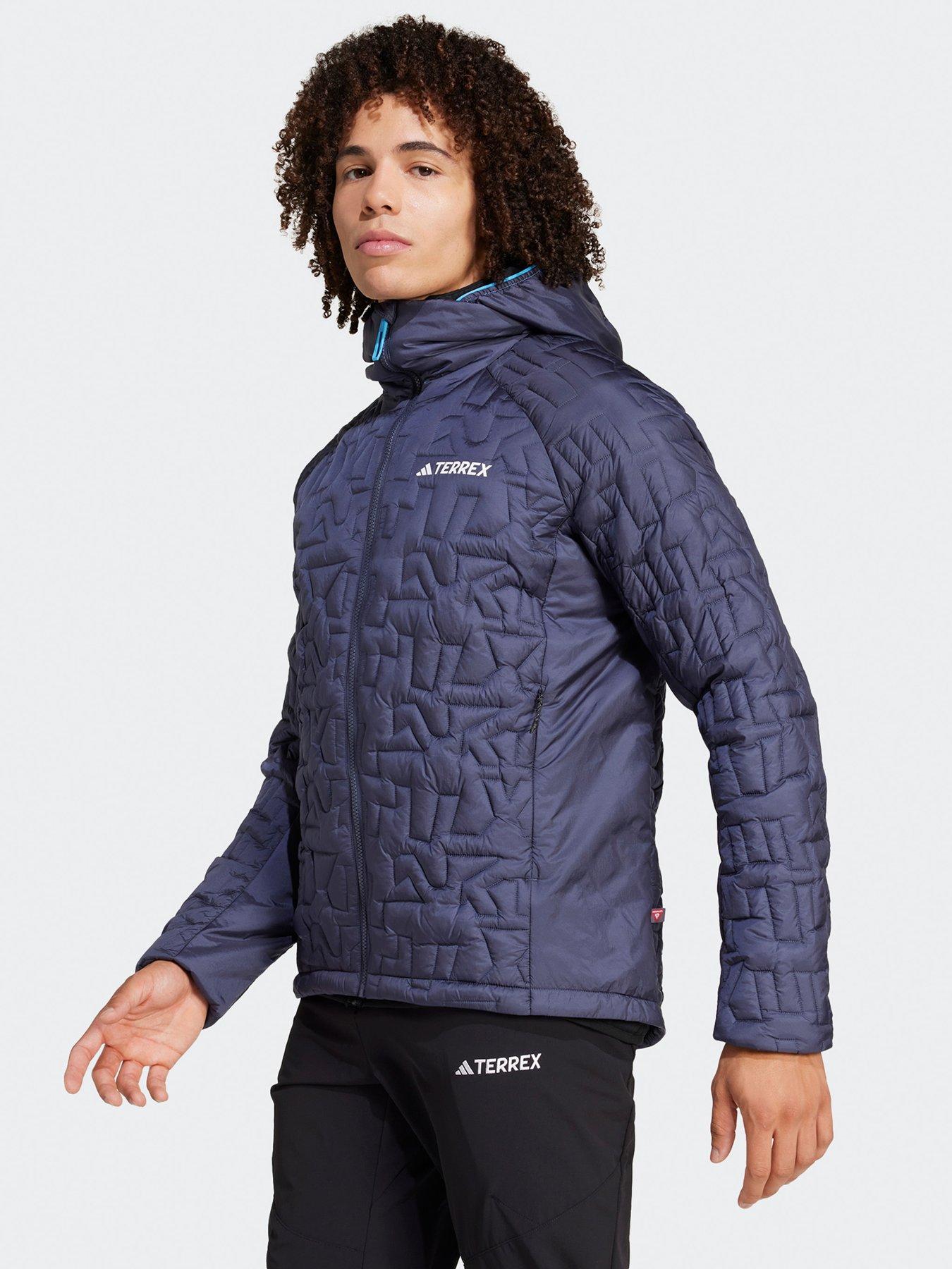 adidas Terrex Mens Xpr Lightly Filled Hiking Jacket - Navy