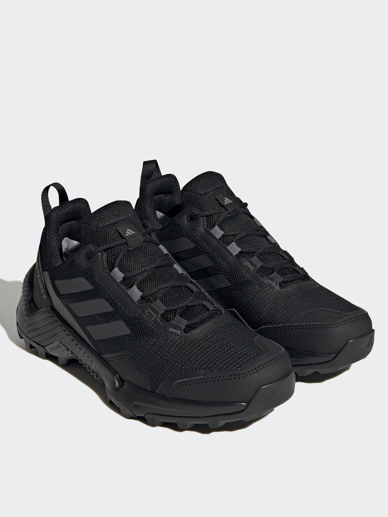  image of adidas-terrex-womens-eastrail-2-rain-ready-waterproof-hiking-shoes--dark-grey