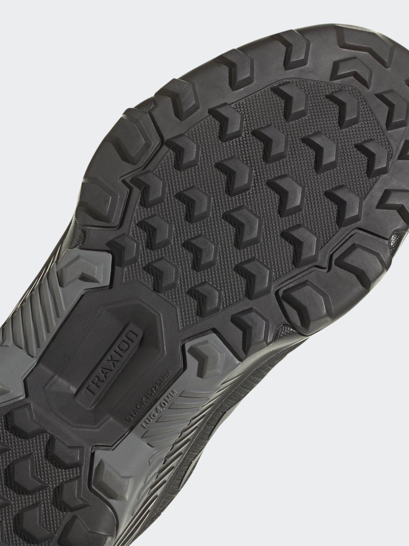  image of adidas-terrex-womens-eastrail-2-rain-ready-waterproof-hiking-shoes--dark-grey