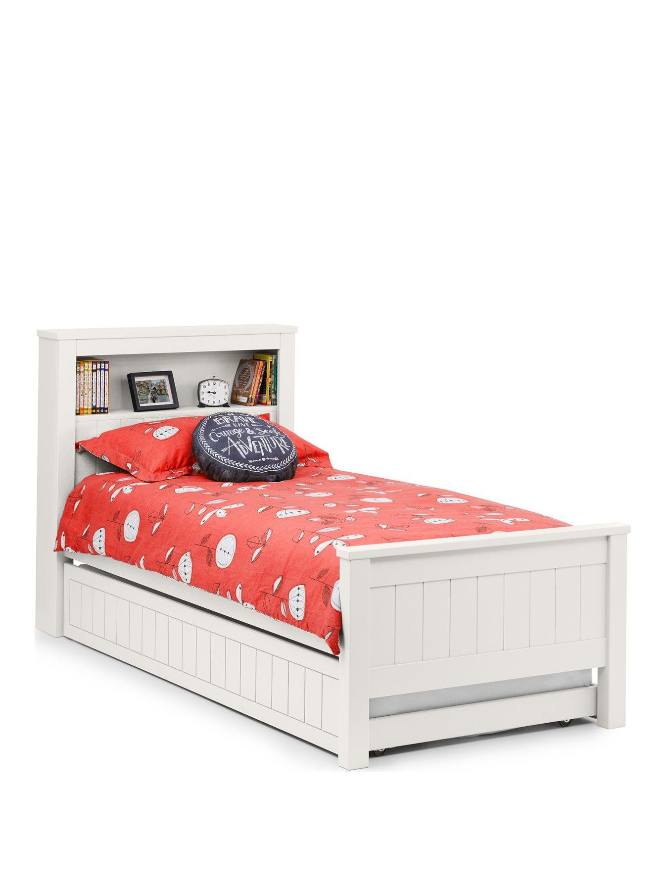  image of julian-bowen-maine-bookcase-bed-and-underbed-setnbsp-nbspsurf-white