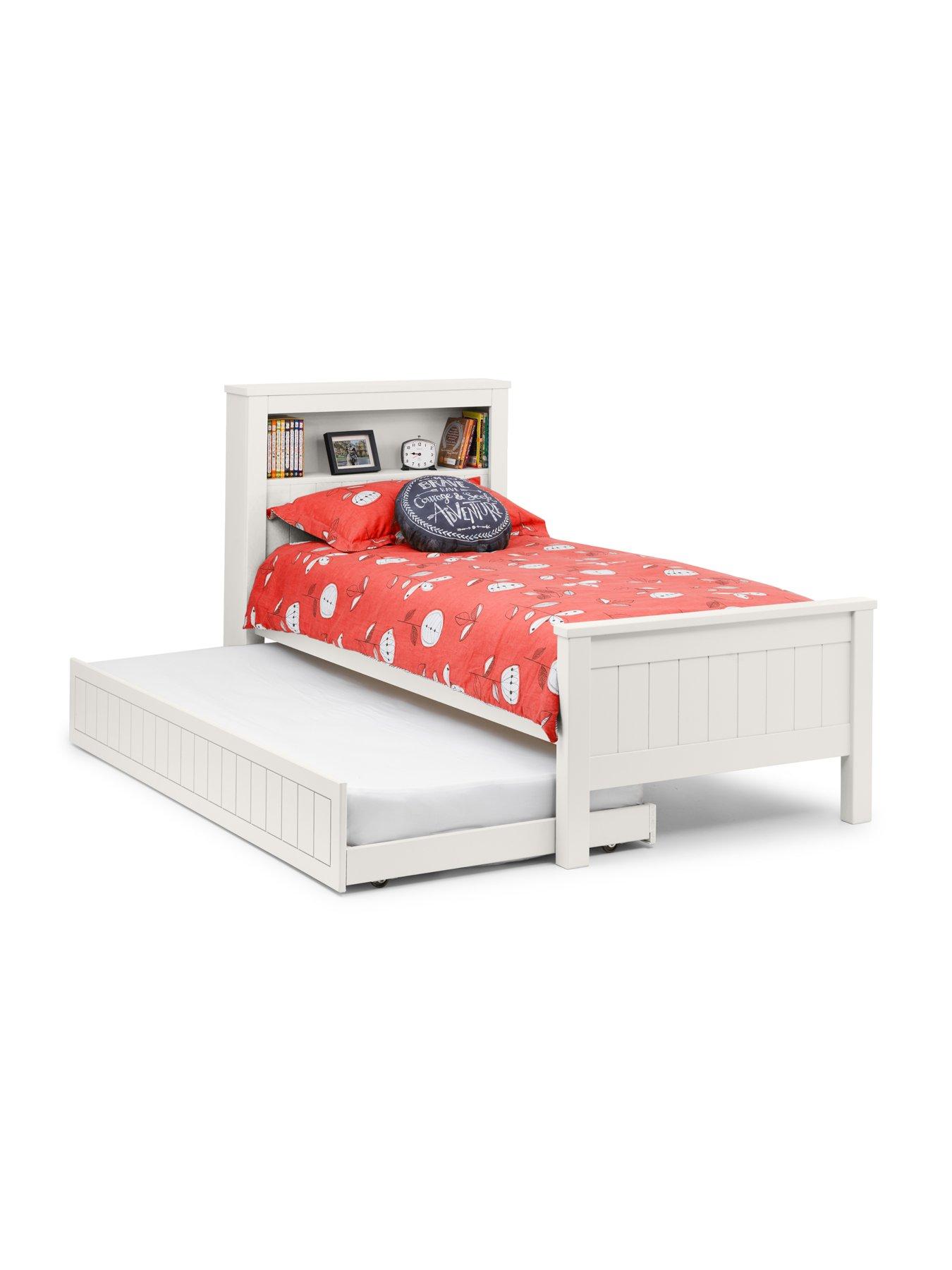  image of julian-bowen-maine-bookcase-bed-and-underbed-setnbsp-nbspsurf-white