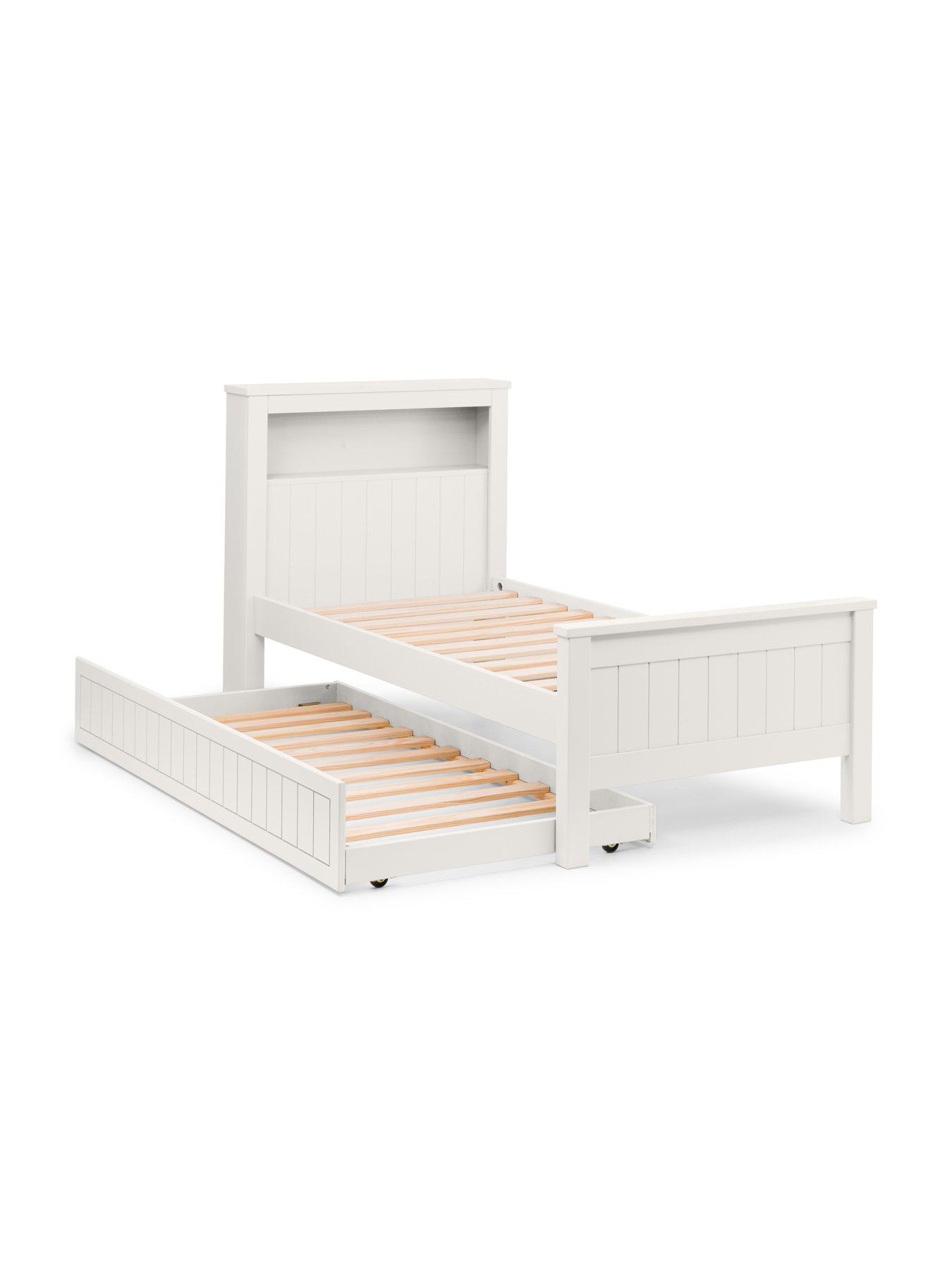  image of julian-bowen-maine-bookcase-bed-and-underbed-setnbsp-nbspsurf-white