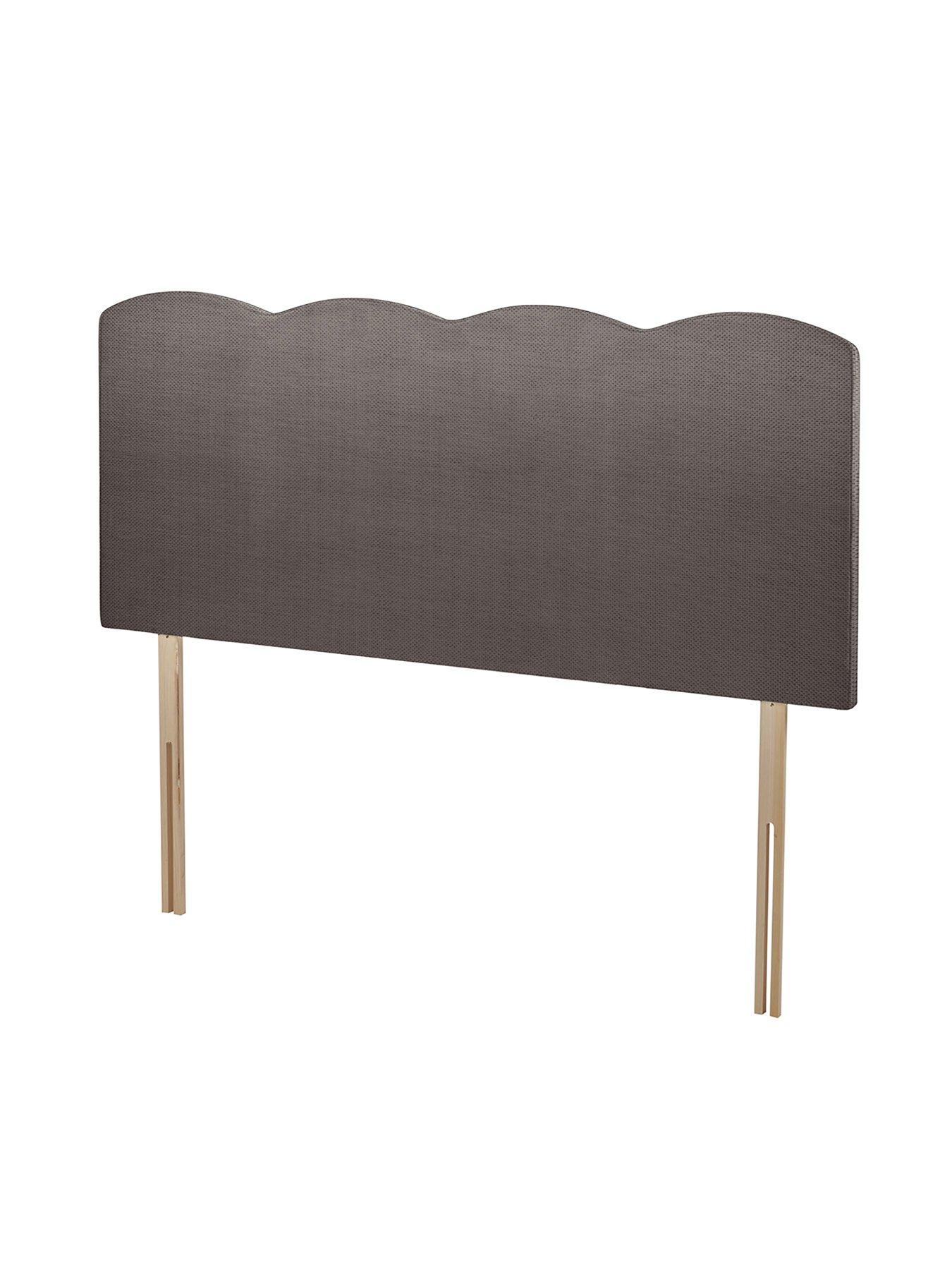 front image of silentnight-wave-headboard-king