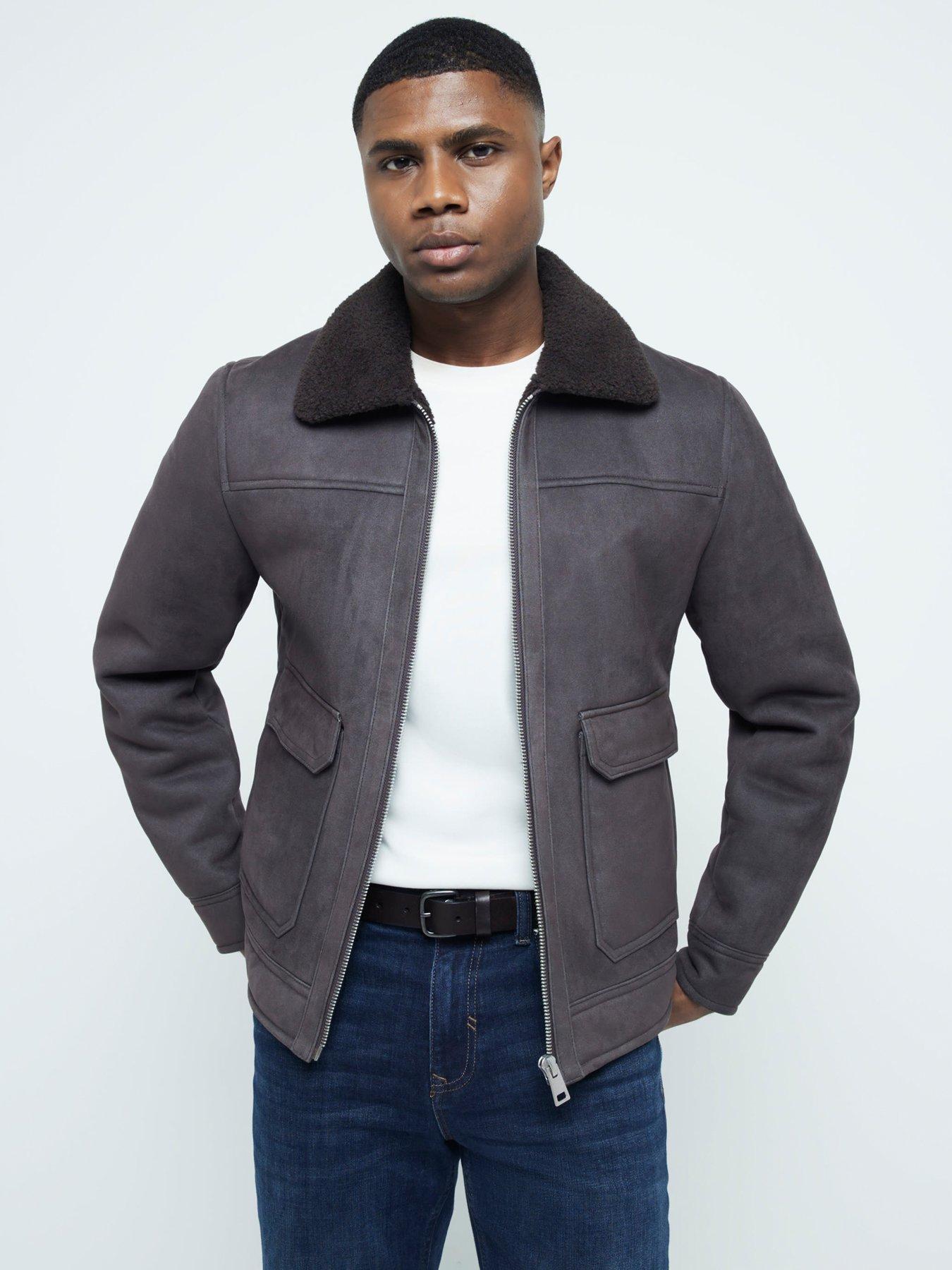 Mens river island jacket best sale