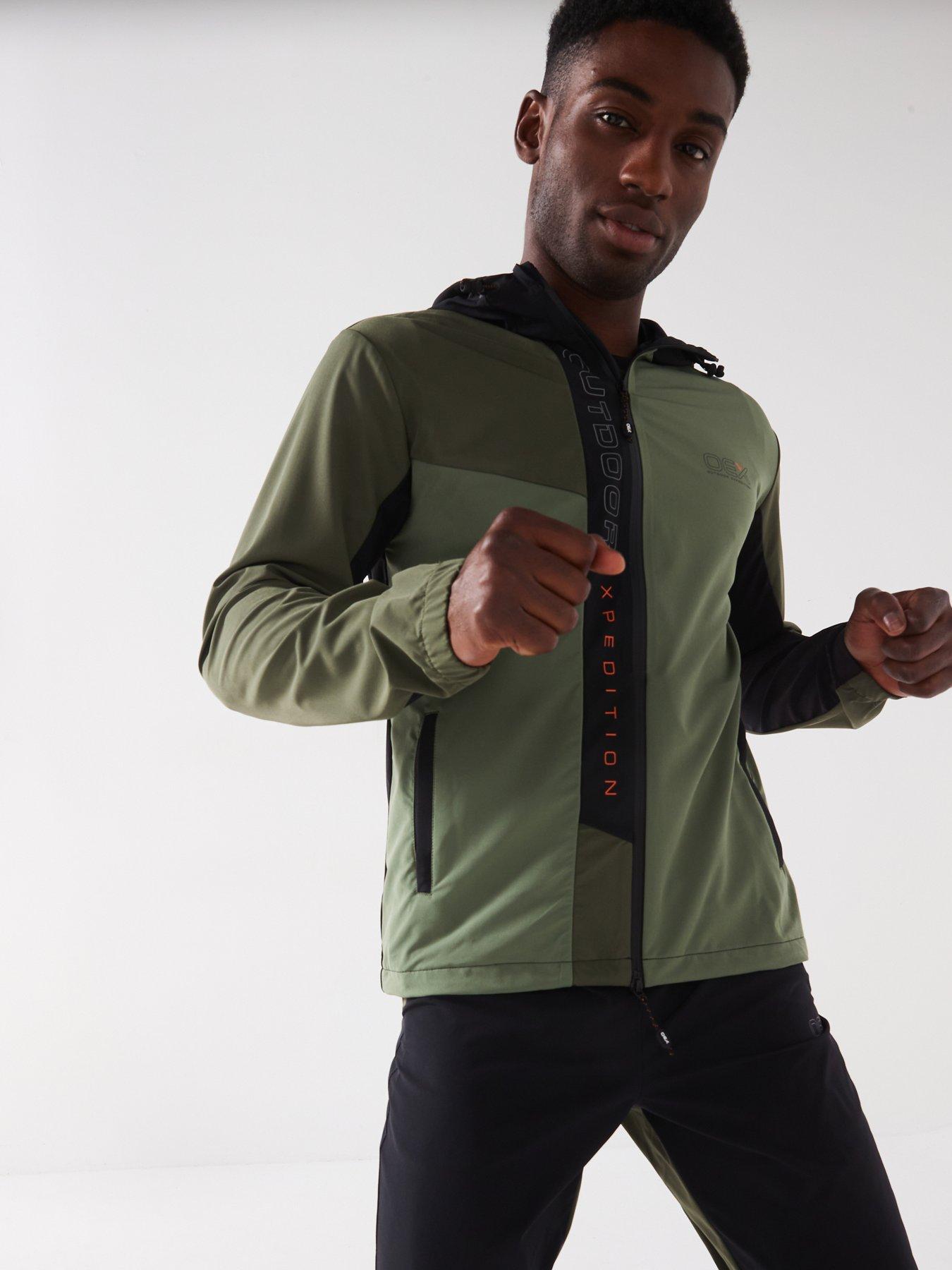 undefined Men's Pennine Track Top - Khaki
