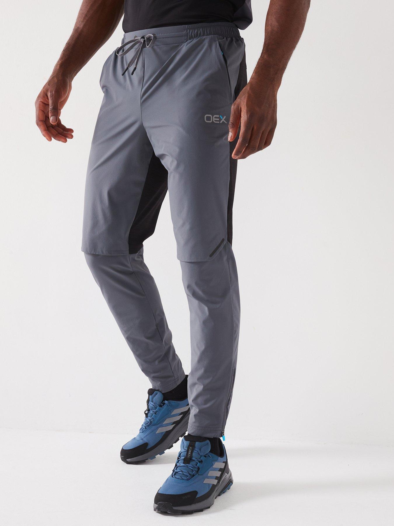 OEX Men's Peak Track Pant - Dark Grey | Littlewoods