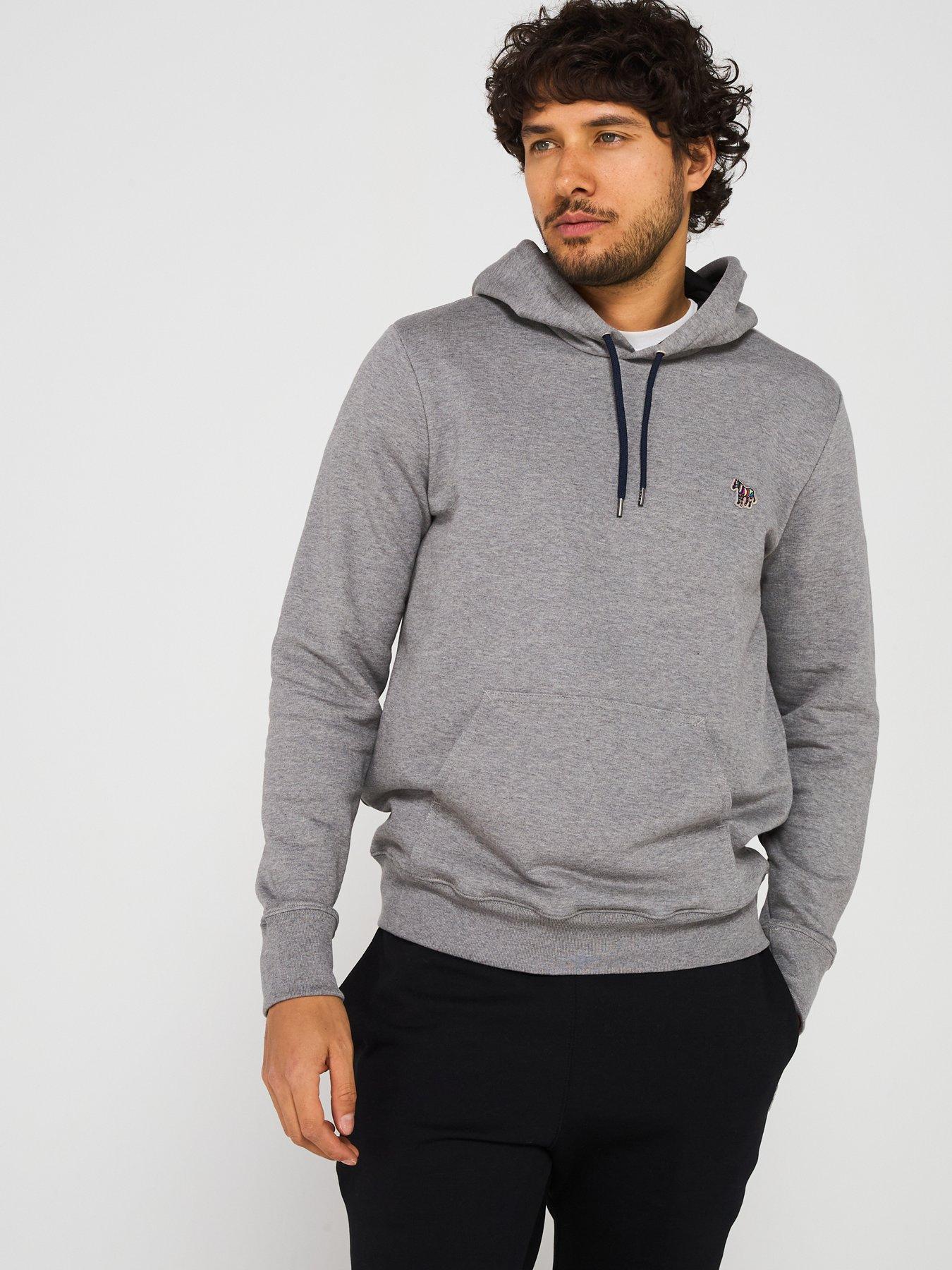 ps-paul-smith-regular-fit-zebra-hoodie-grey