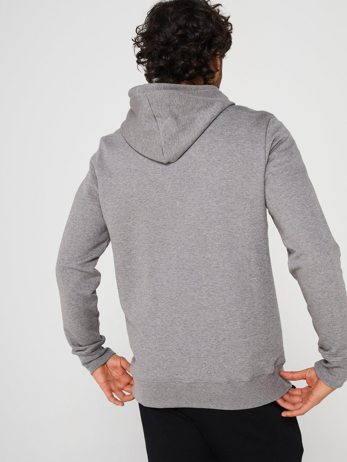  image of ps-paul-smith-regular-fit-zebra-hoodie-grey