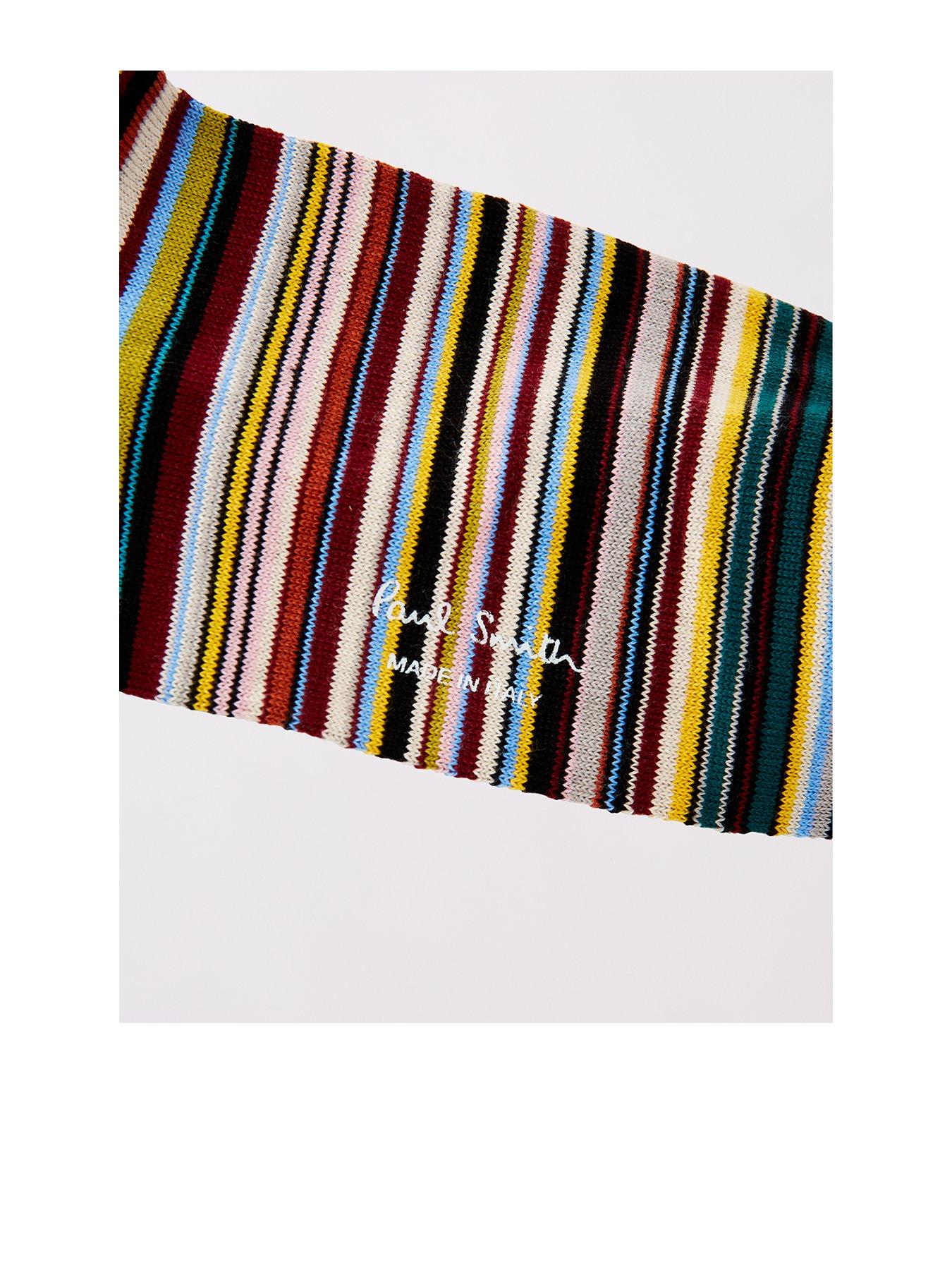  image of ps-paul-smith-3-pack-signature-stripe-crew-socks-multi
