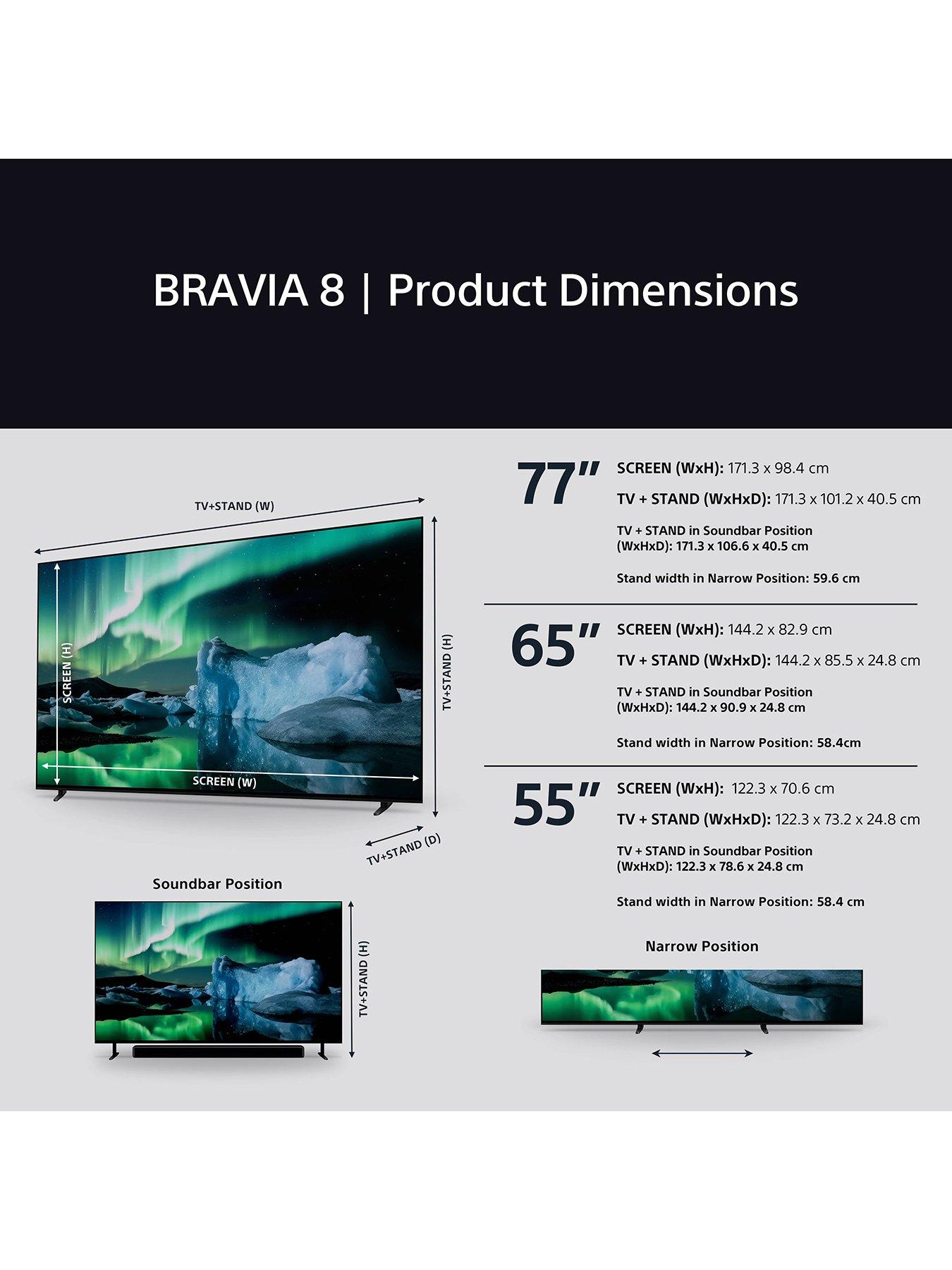 Image 5 of 5 of Sony Bravia 8 55" OLED 4K HDR Smart TV - K55XR80PU