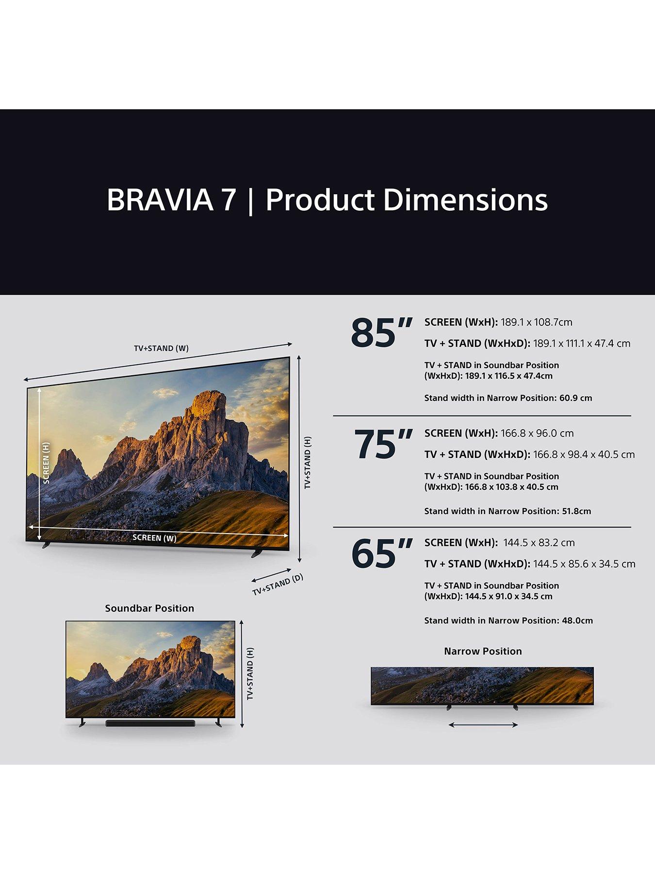 Image 5 of 5 of Sony Bravia 8 55" QLED XR MiniLED 4K HDR Smart TV - K55XR70PU