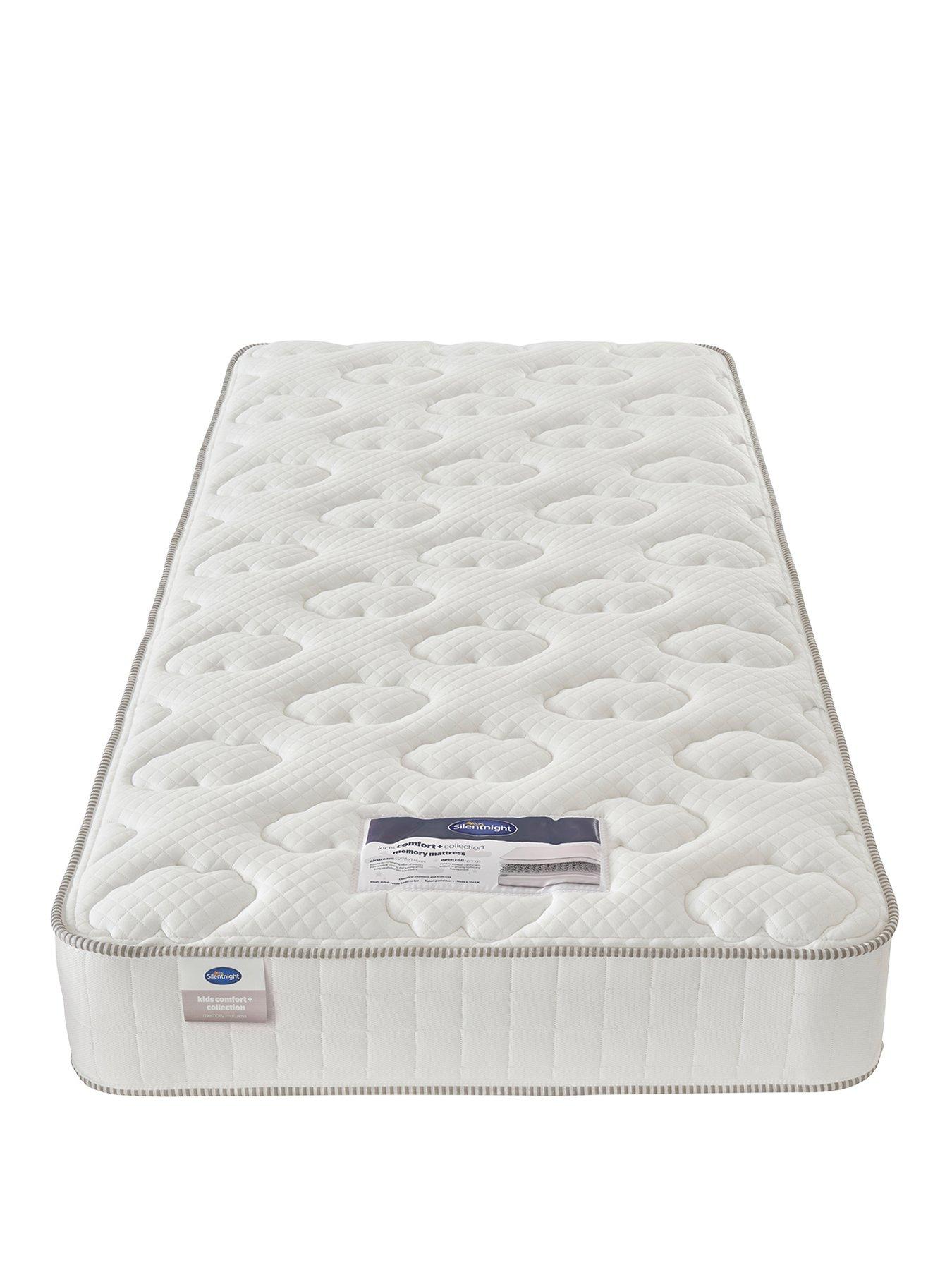  image of silentnight-maxi-store-bed-with-memory-eco-mattress-headboard-included-whisper