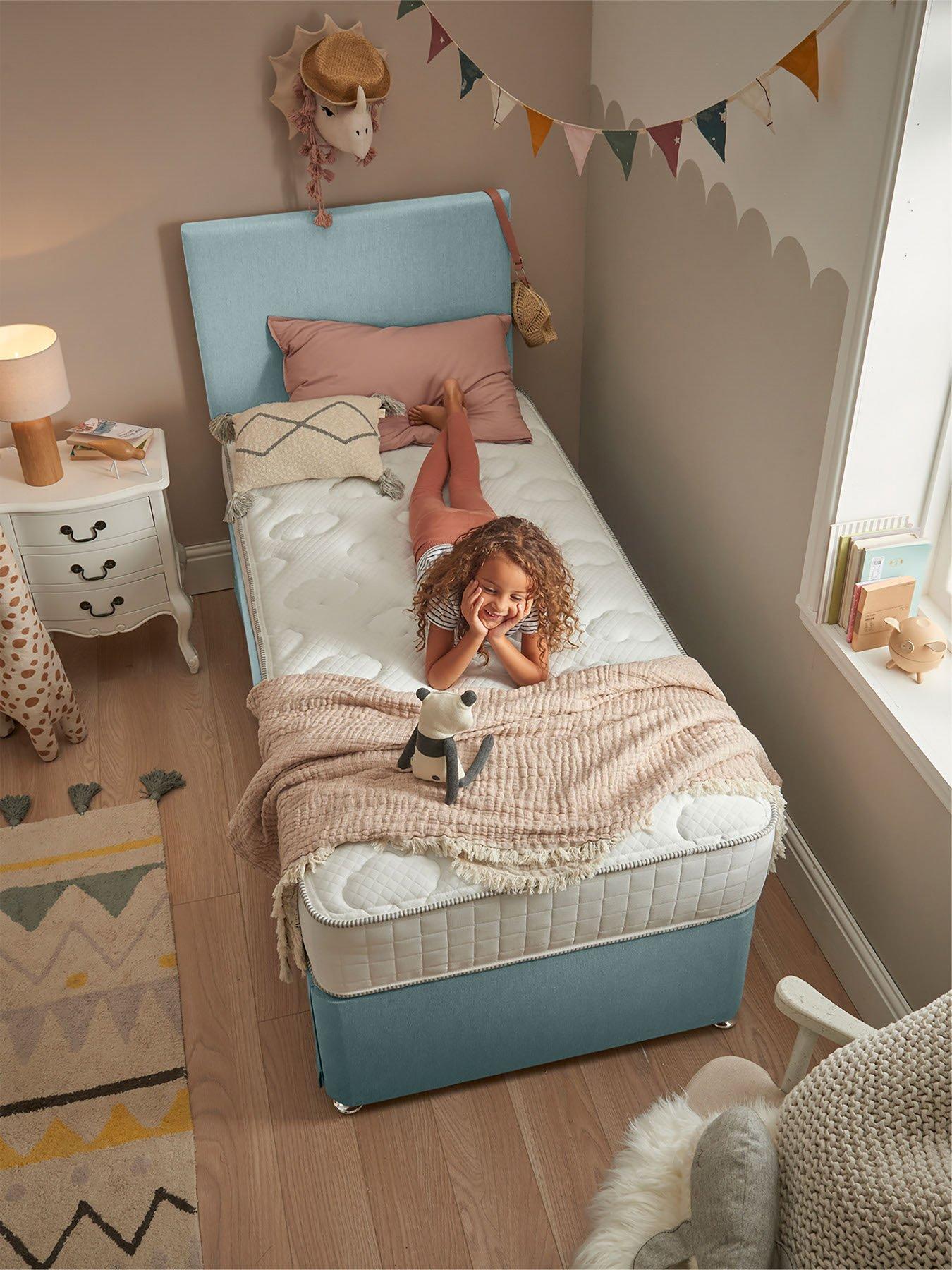  image of silentnight-maxi-store-bed-with-memory-eco-mattress-headboard-included-whisper