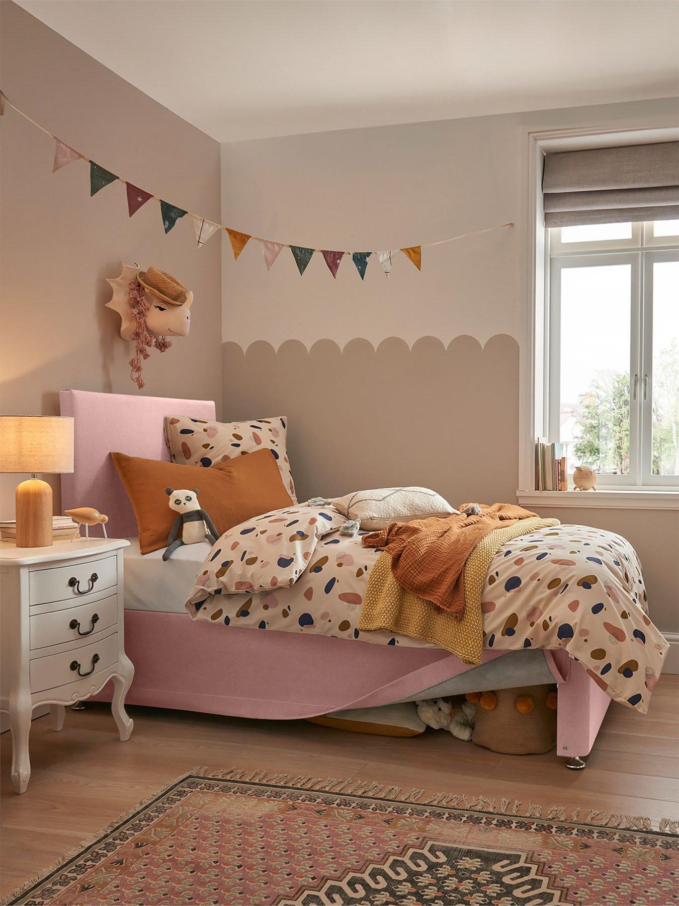 silentnight-maxi-store-bed-with-memorynbspmattress-headboard-included-soft-pink