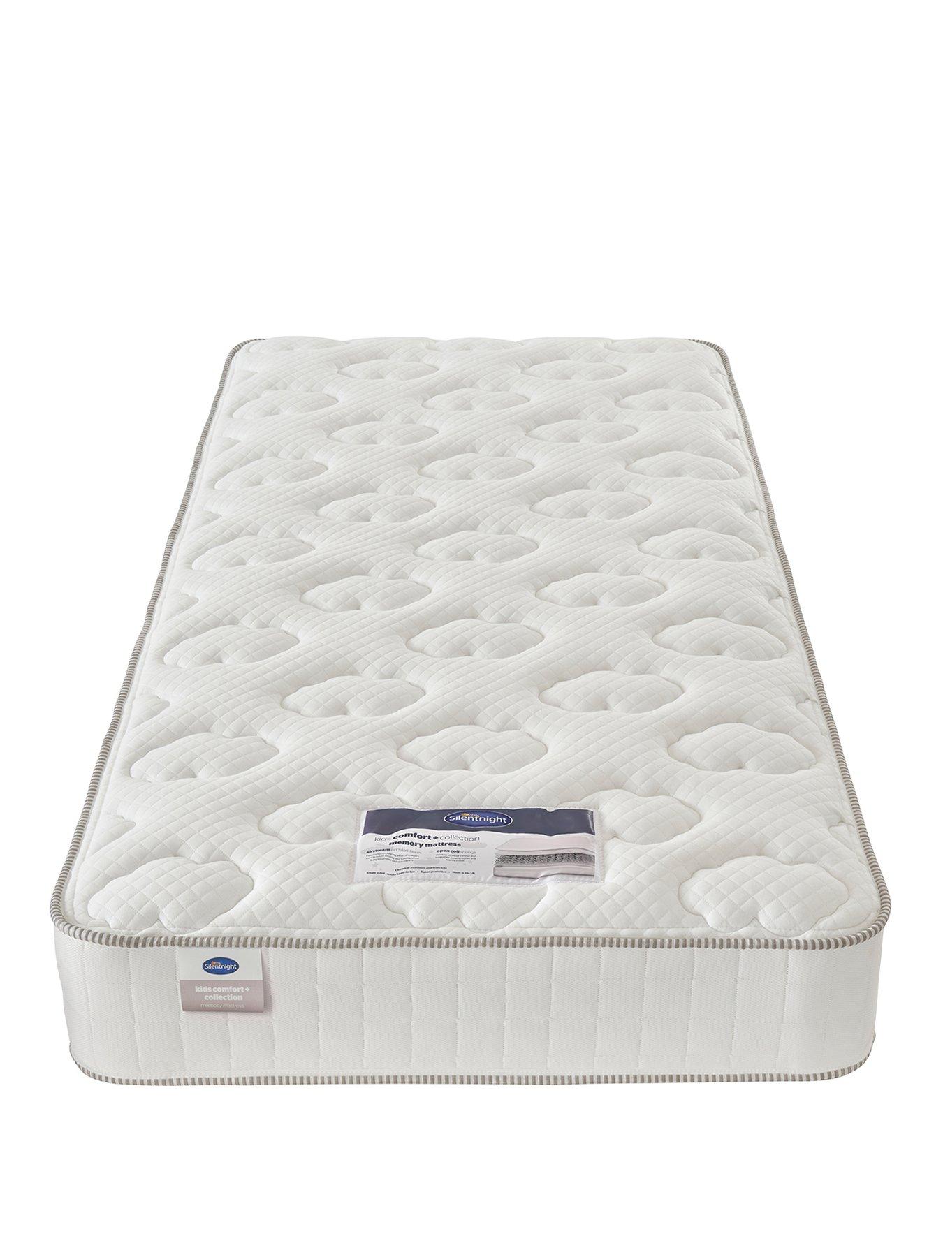  image of silentnight-maxi-store-bed-with-memory-eco-mattress-headboard-included-moon