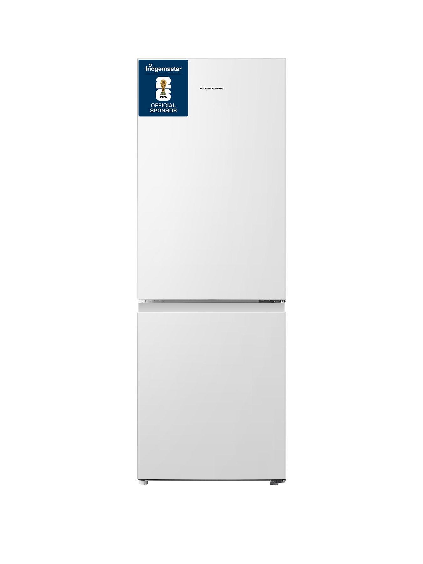 Fridgemaster MC50165E 50cm Wide, 143cm Tall Fridge Freezer - White