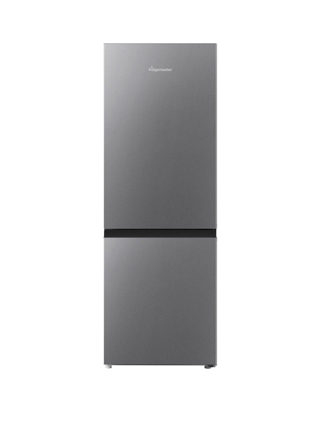 fridgemaster-mc50165es-50cm-wide-143cm-tallnbspfridge-freezer-silver