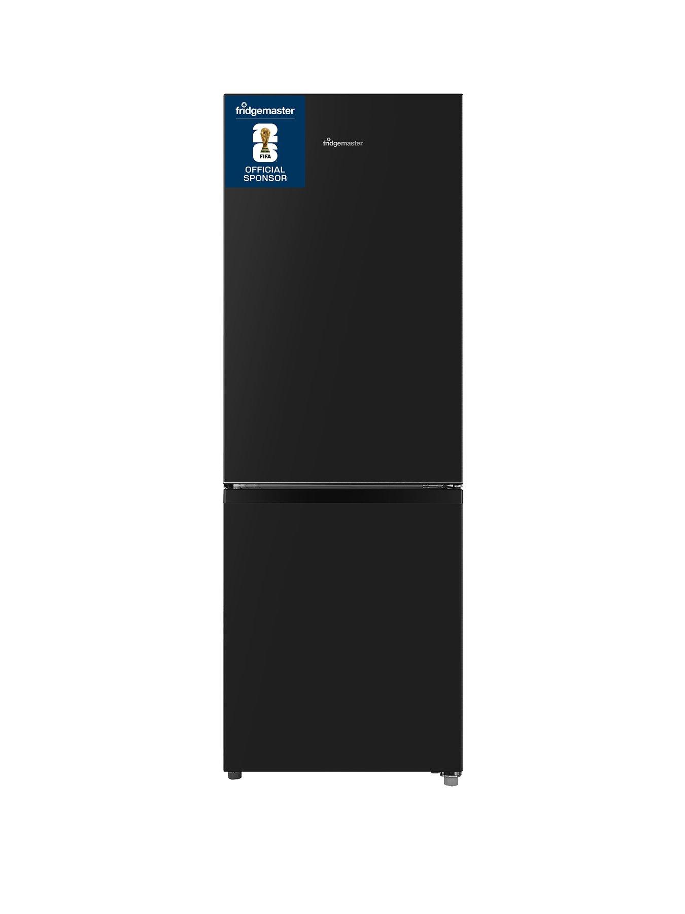 Fridgemaster MC50165EB 50cm Wide, 143cm Tall Fridge Freezer - Black