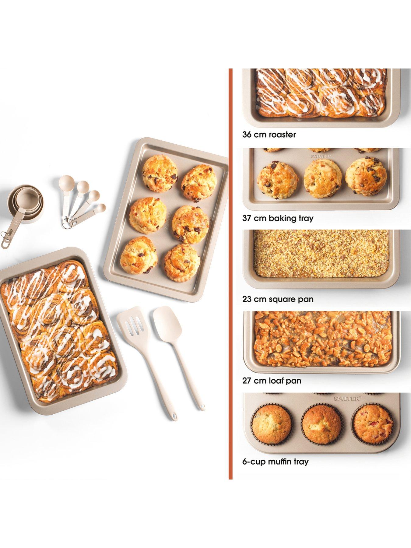  image of salter-bakes-5-piece-stacking-bakeware-set