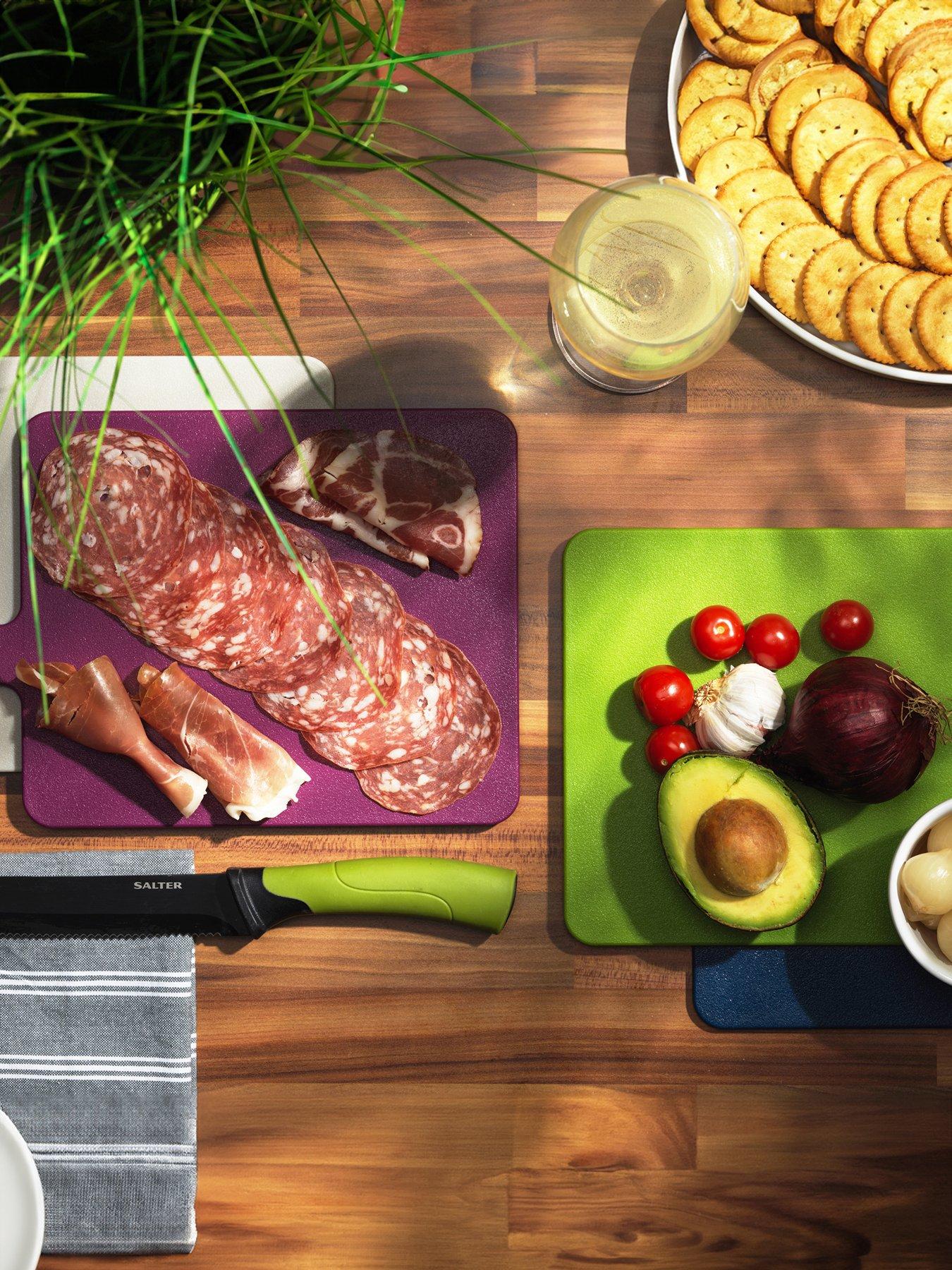 Salter 4-Piece Chopping Board Set