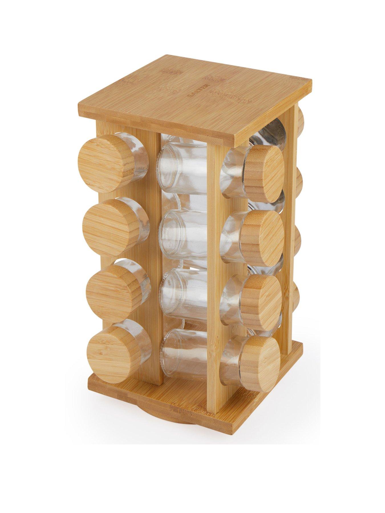  image of salter-bamboo-16-piece-spice-rack