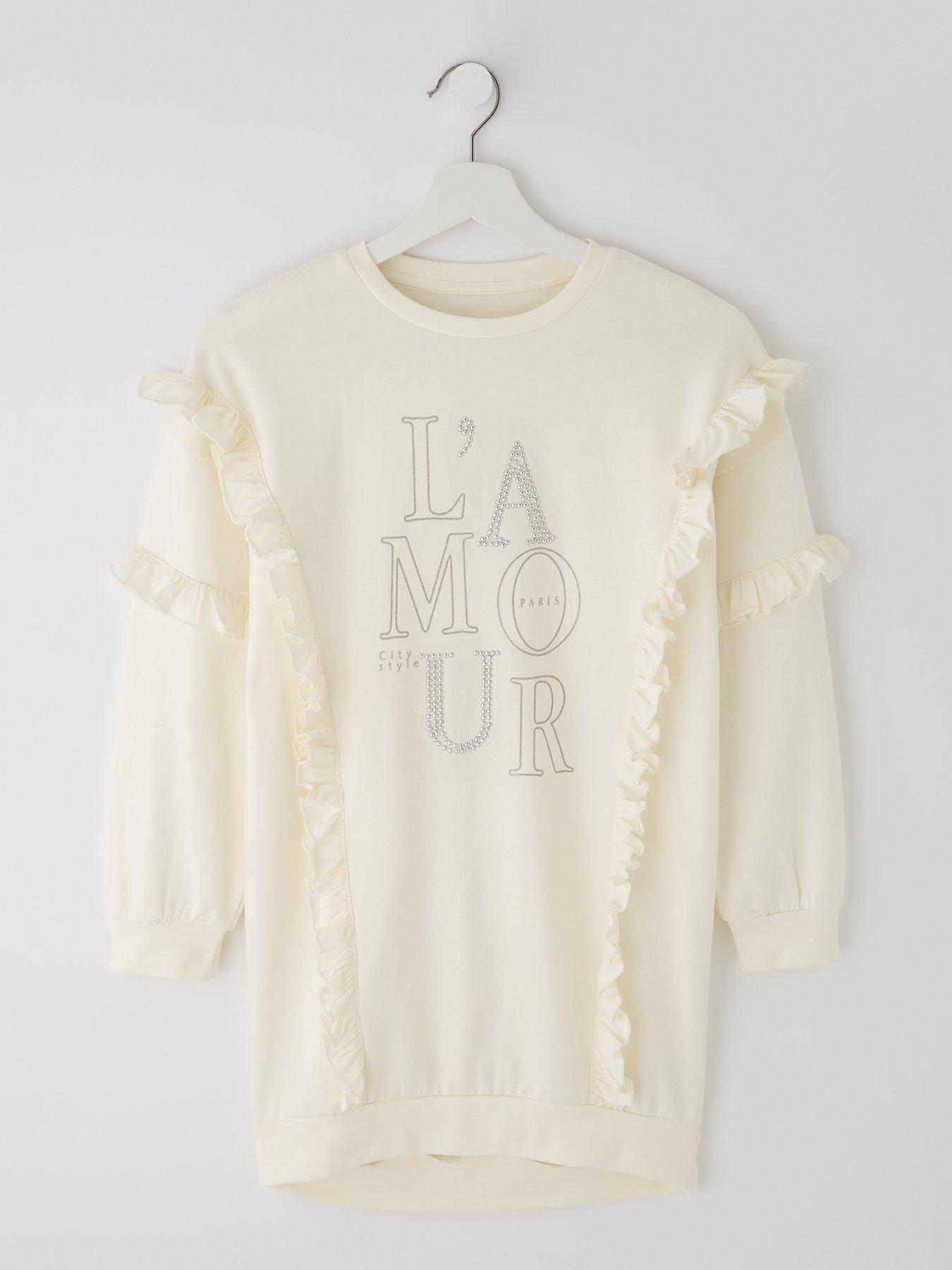 v-by-very-girls-frill-lamour-sweat-dress-cream