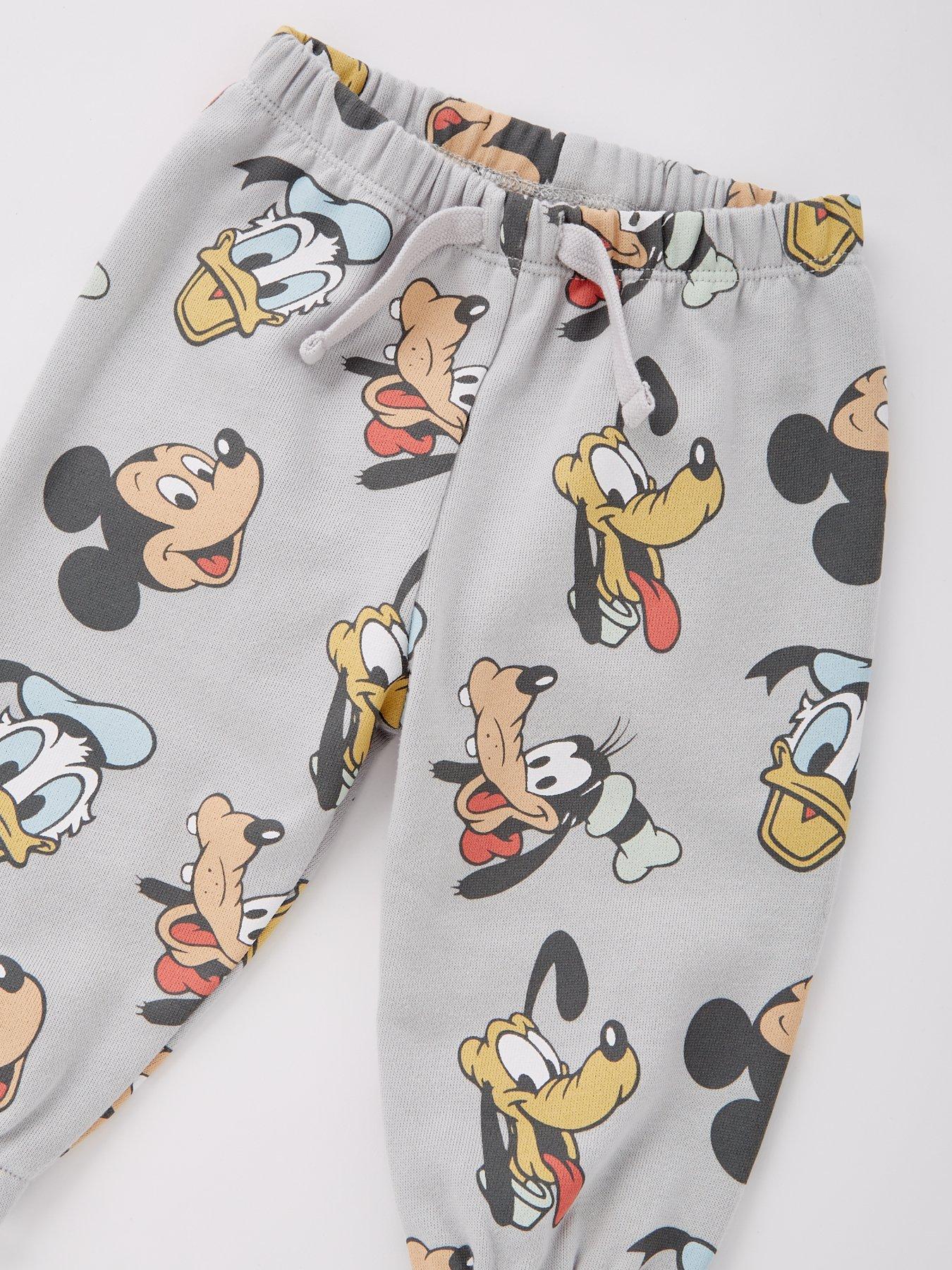  image of mickey-mouse-baby-disney-mickey-mouse-2-piece-all-over-print-sweat-and-jogger-set