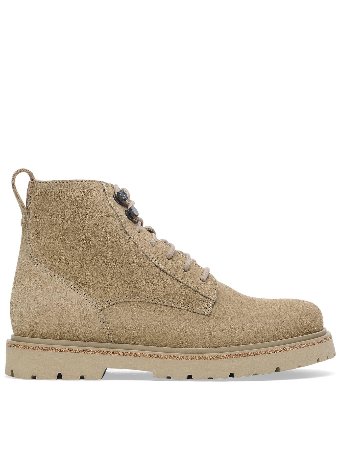  image of birkenstock-mens-highwood-lace-up-mid-boots-beige