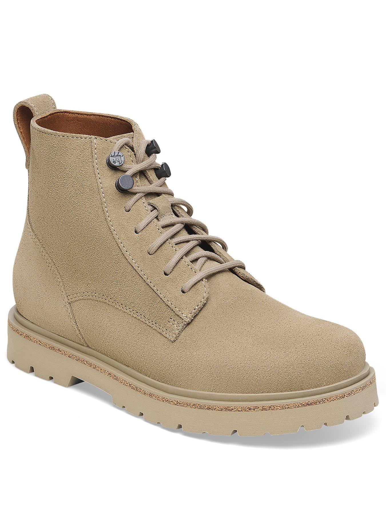  image of birkenstock-mens-highwood-lace-up-mid-boots-beige