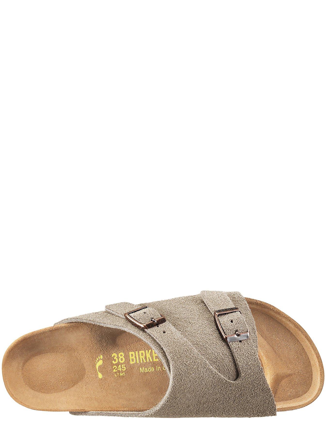 Image 4 of 4 of Birkenstock Mens Zurich Suede Sandal - Taupe