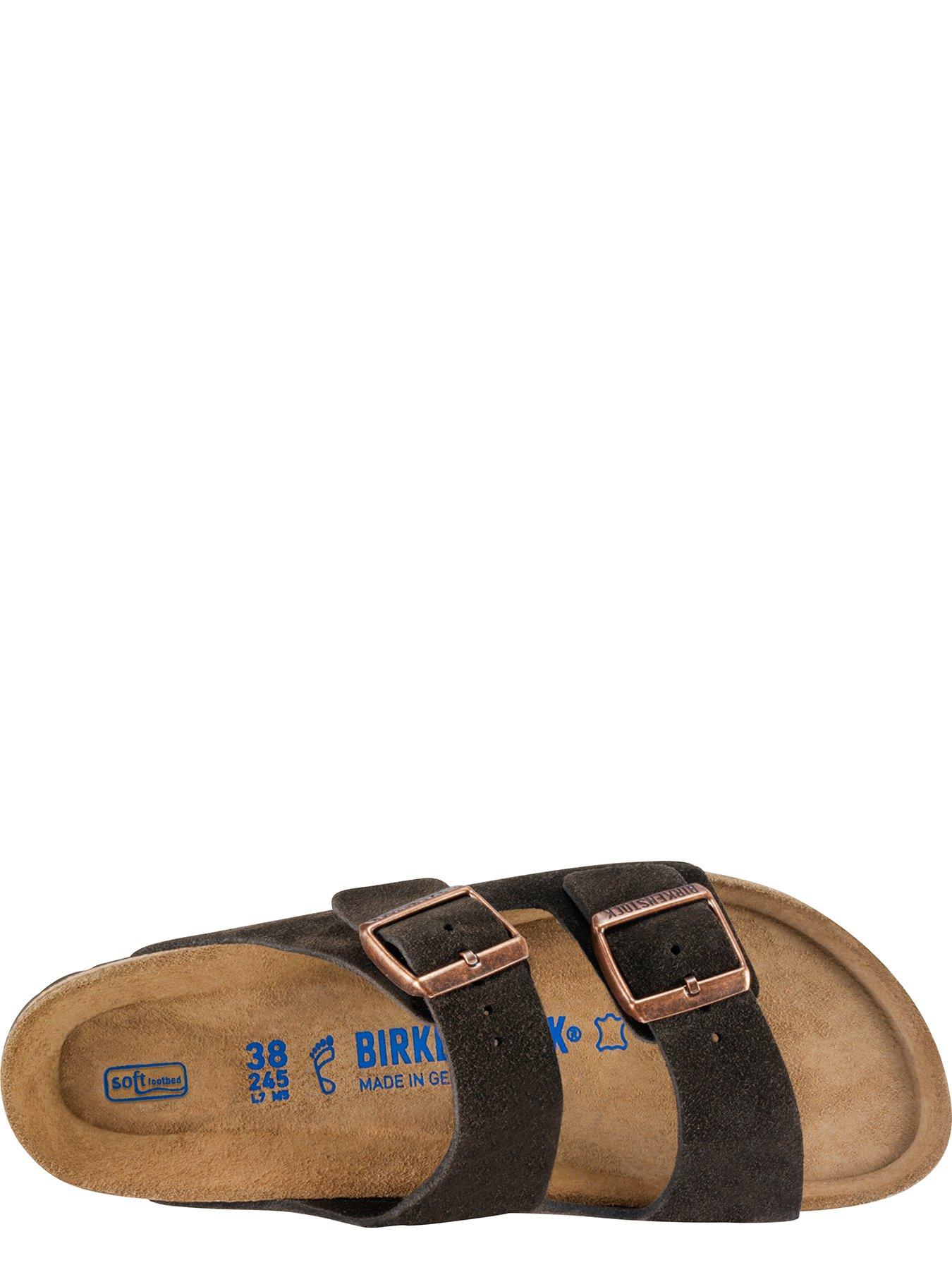 Image 3 of 3 of Birkenstock Mens Arizona Suede Leather Sandal - Mocca