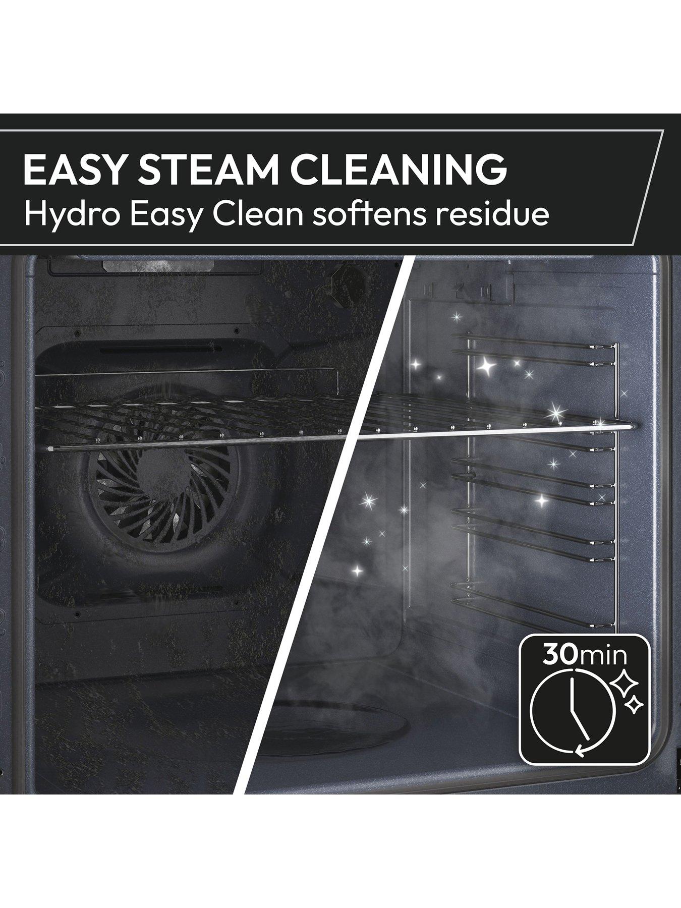 Image 5 of 7 of Hoover HO6 C5B3YTX 78L Single Oven, 16F + WiFi, Pyro clean, Smart (Rotary) UX, Airfry, Telescopic -&nbsp;Black Glass &amp; Stainless Steel