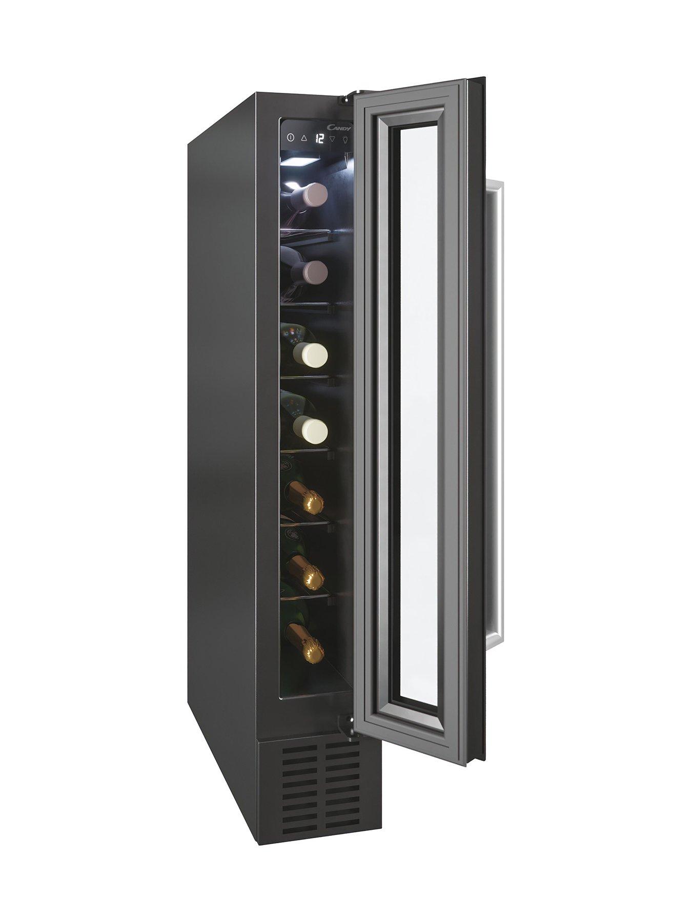  image of candy-ccvb-15-uk1-built-in-wine-cooler-7-bottle-capacity-black